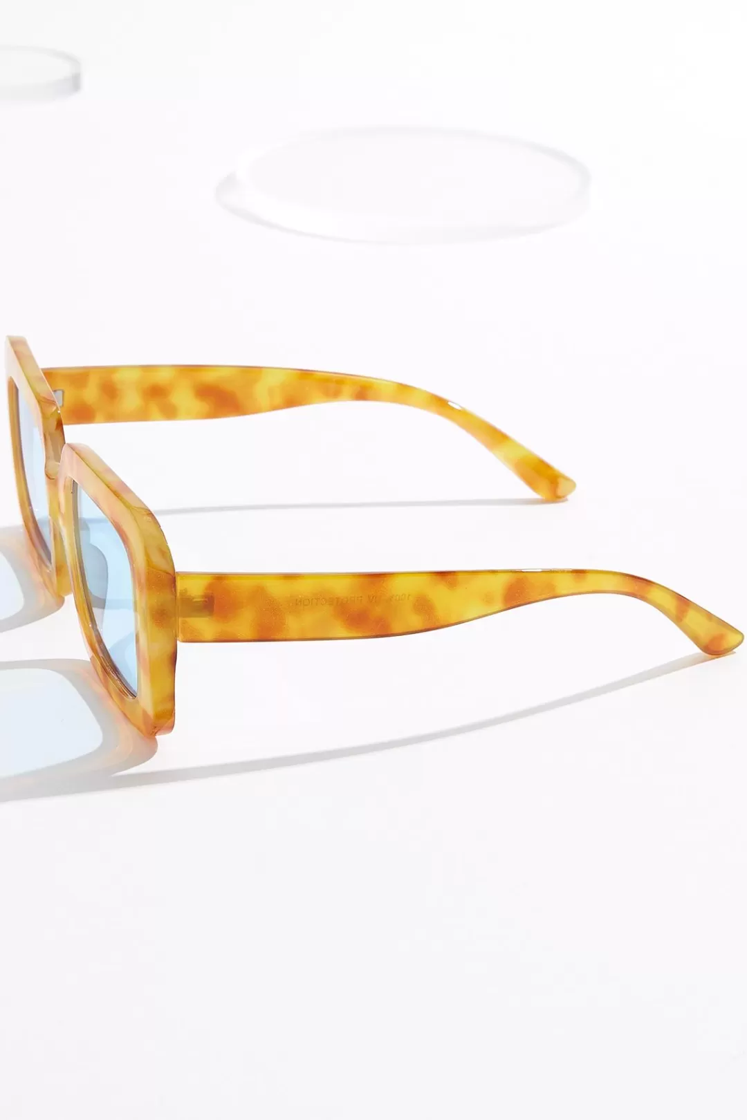 Cato Sunglasses | Light Tortoise Square Sunglasses