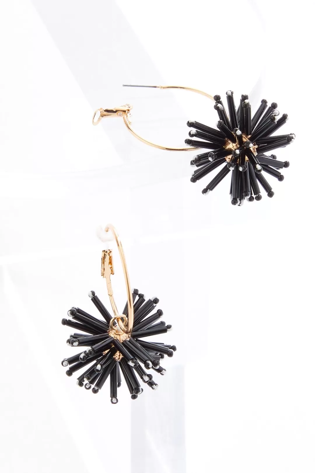 Cato Earrings | Lucite Cluster Hoop Earrings