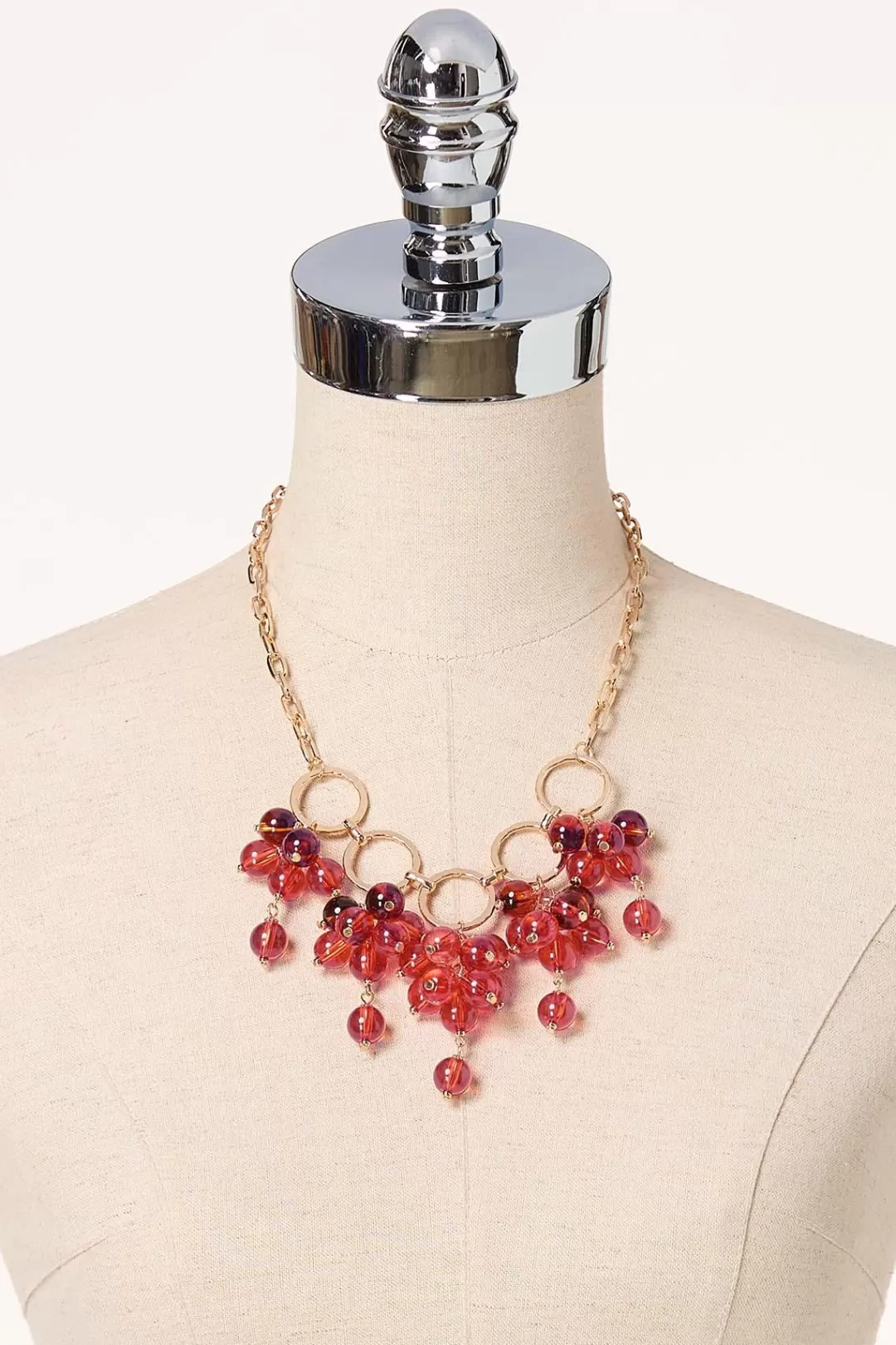 Cato Necklaces | Lucite Cluster Short Necklace