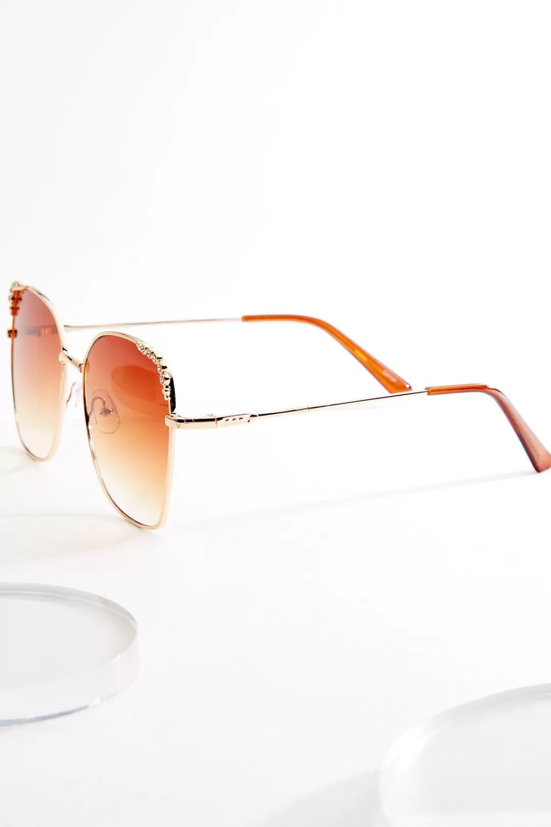 Cato Sunglasses | Metal Embellished Sunglasses