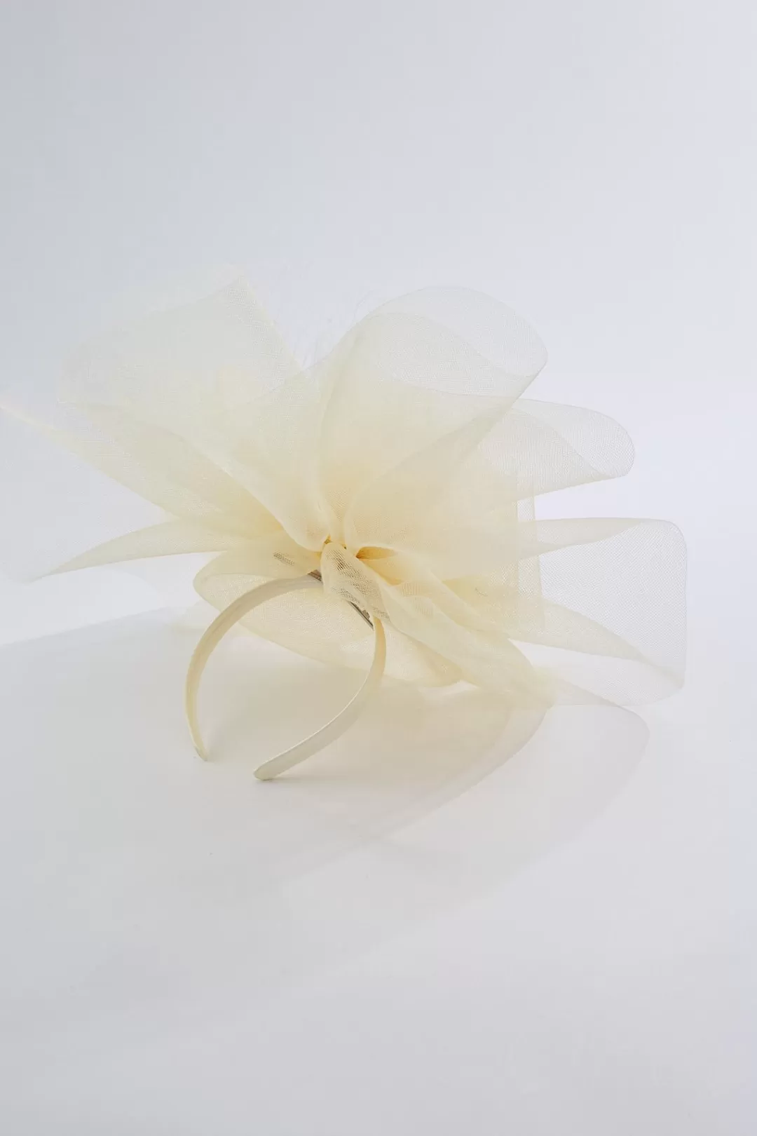 Cato Hats & Hair | Mixed Netting Ivory Fascinator