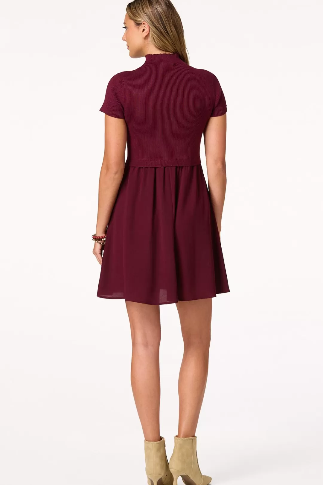 Cato Dresses | Mock Neck Sweater Dress