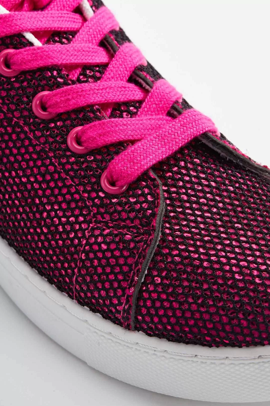 Cato Sneakers | Netted Sequin Sneakers