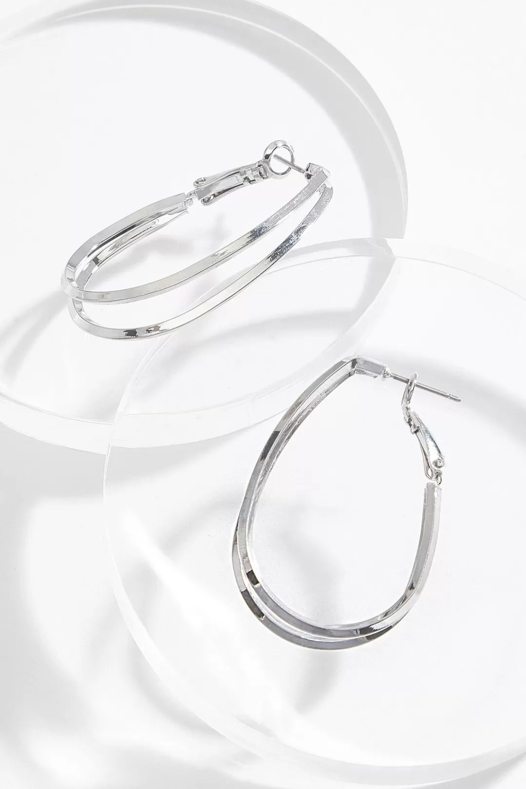 Cato Earrings | Oblong Hoop Earrings