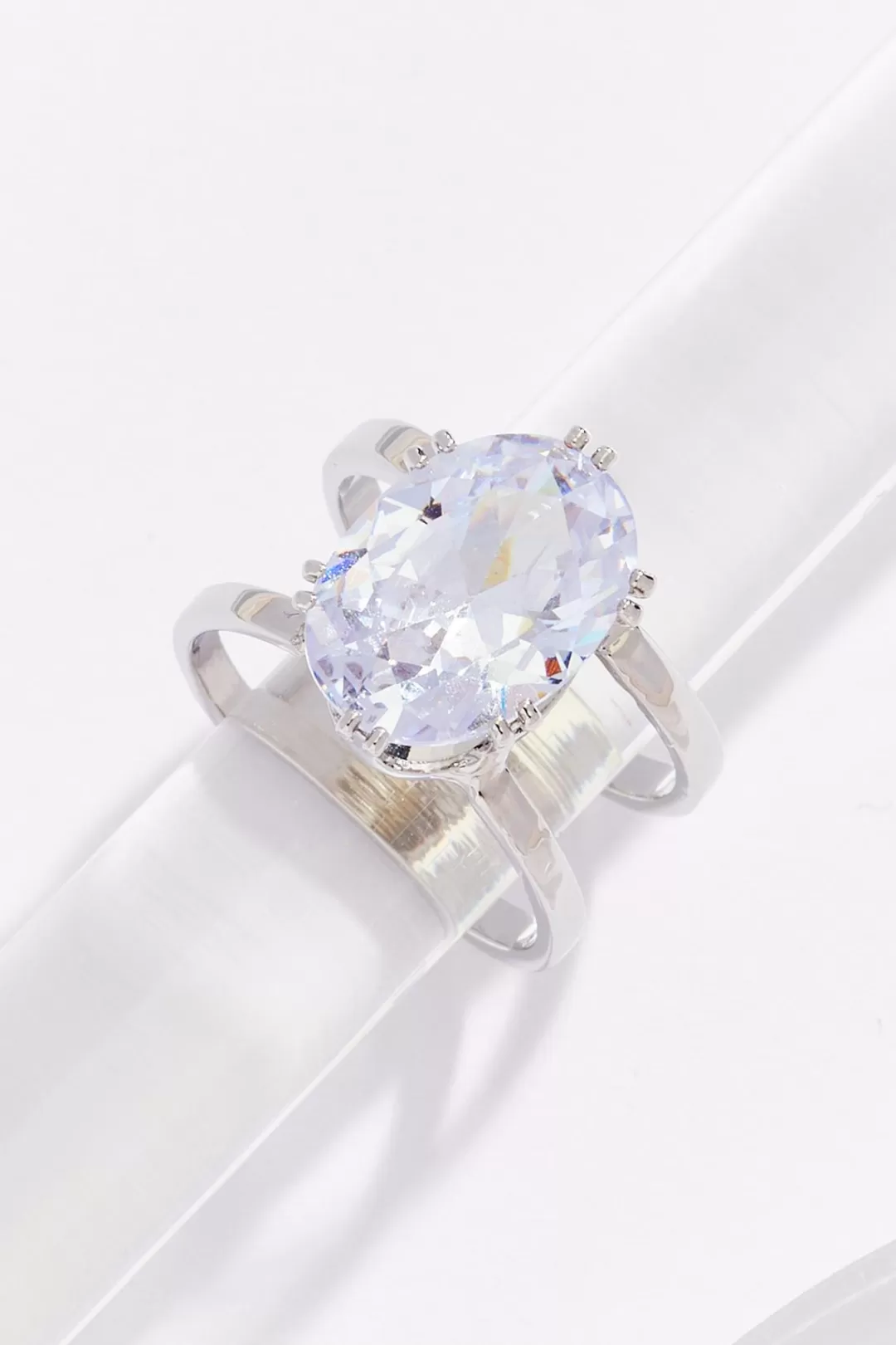 Cato Rings | Oval Cubic Zirconia Ring