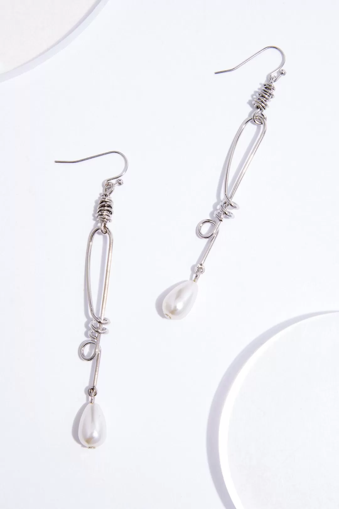 Cato Social Occasion | Earrings | Pearl Dangle Twist Earrings