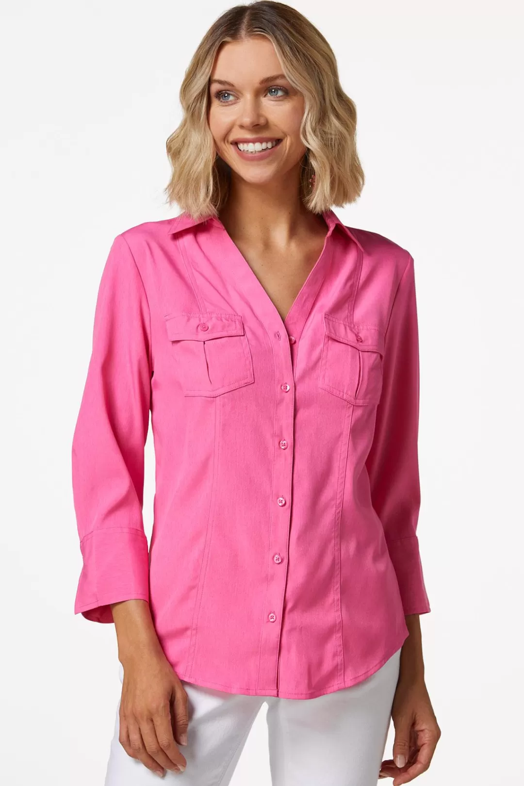 Cato Petites | Tops | Petite Classic Button Down Shirt