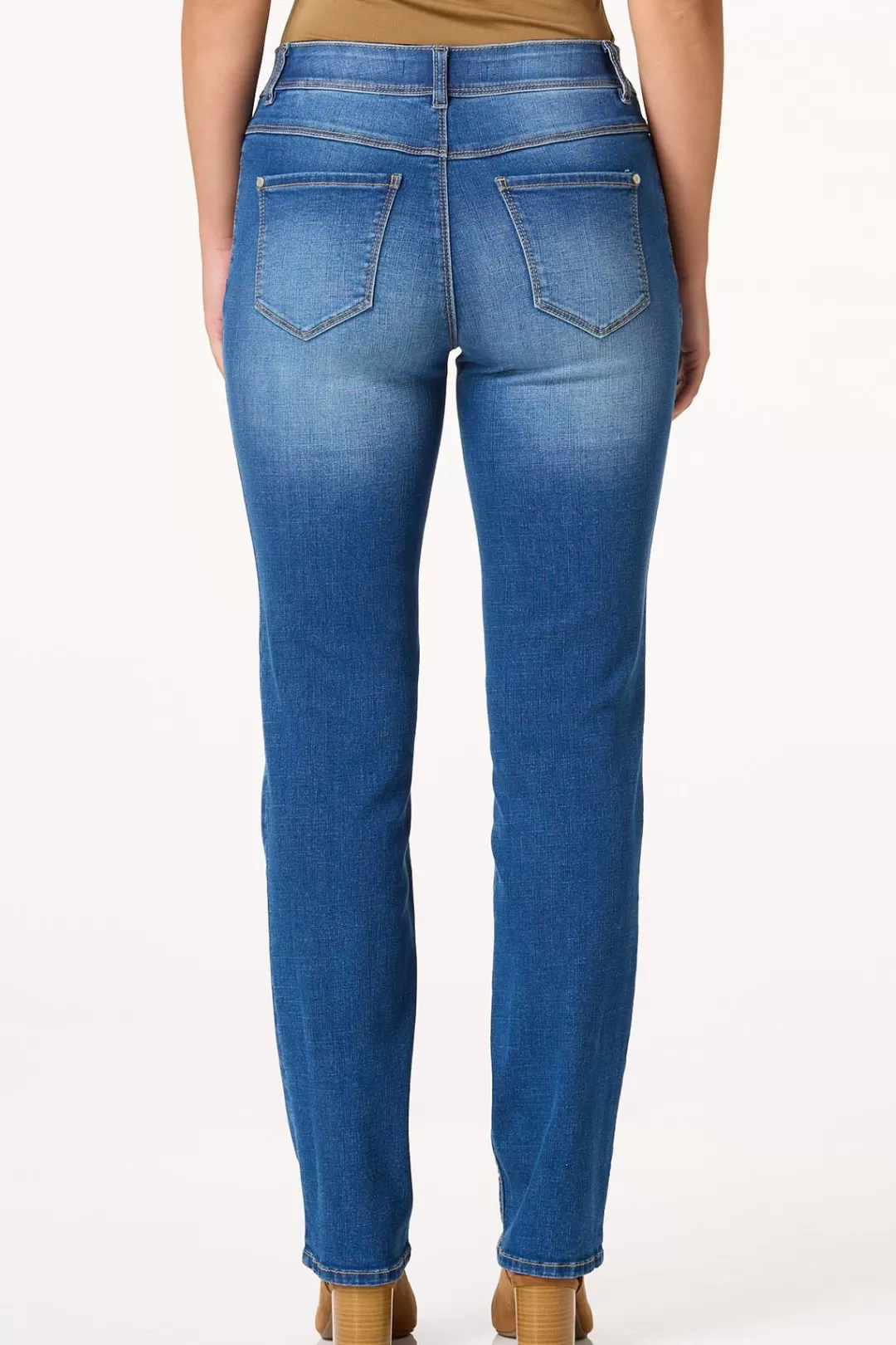 Cato Petites | Jeans | Petite Mid Rise Faded Blue Jeans