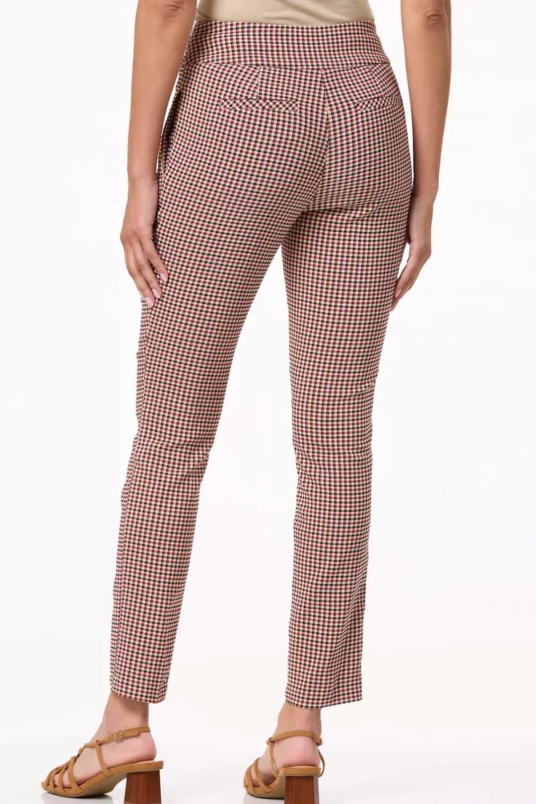 Cato Petites | Pants | Petite Scarlet Check Pants