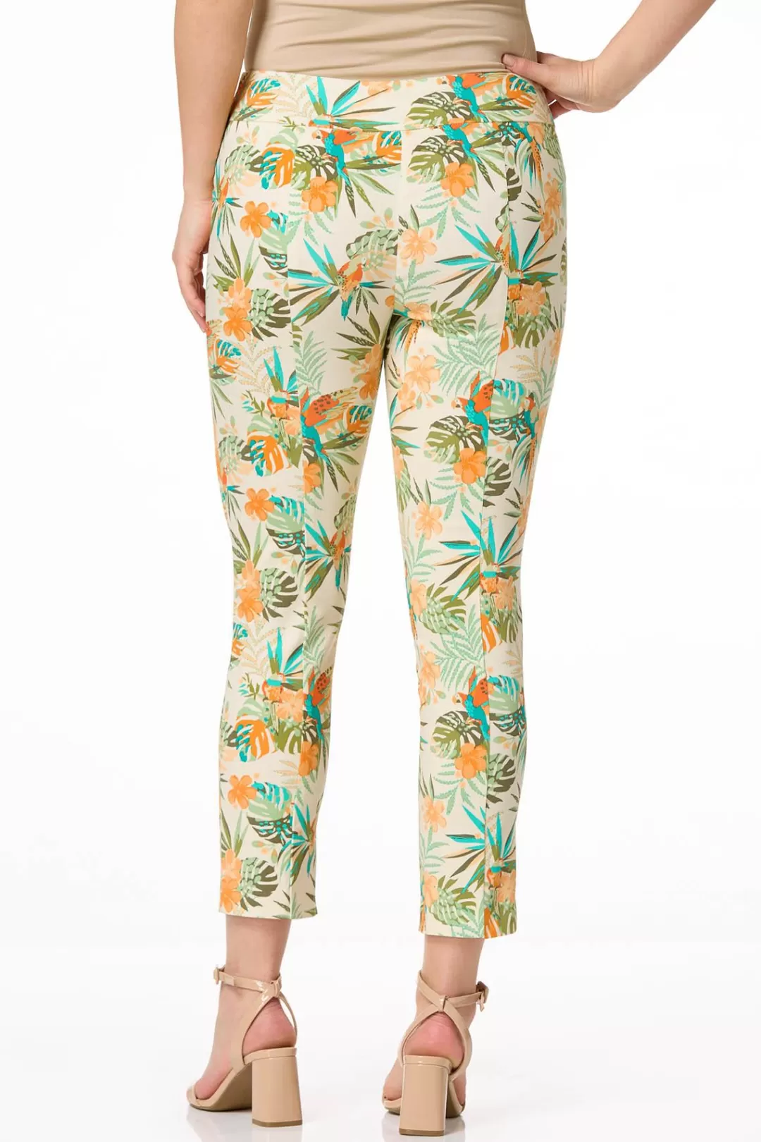 Cato Petites | Pants | Petite Tropical Ankle Pants