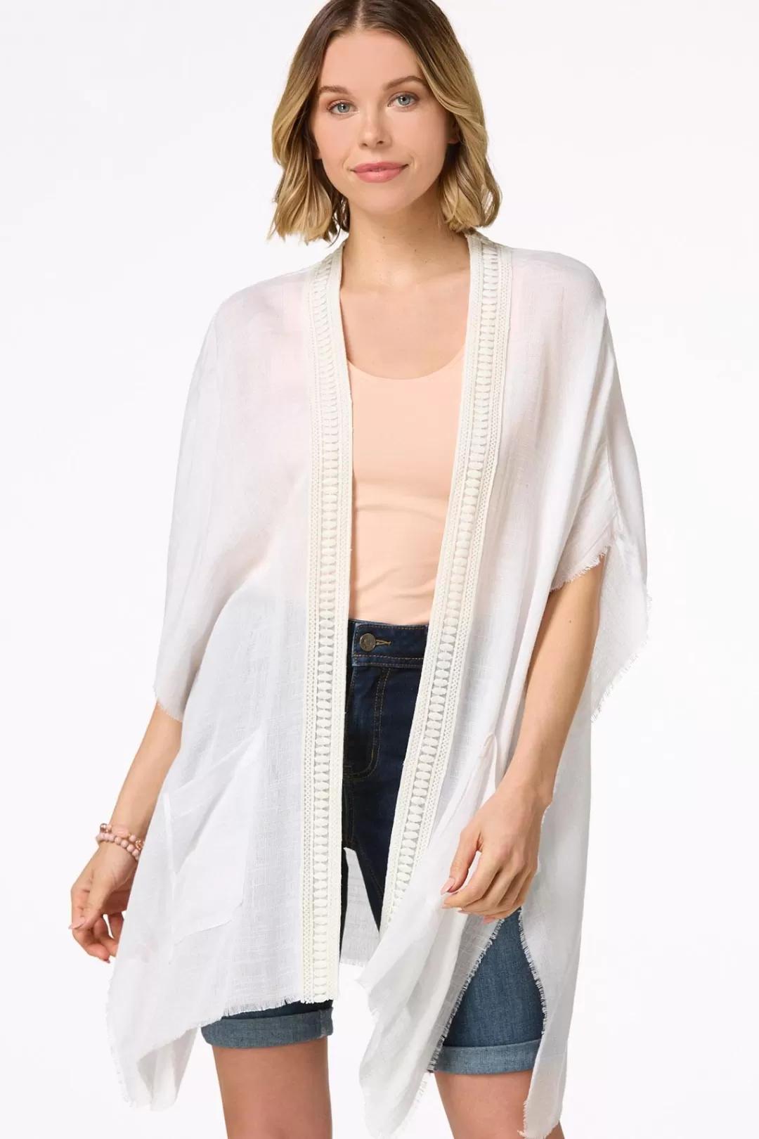 Cato Cover Ups | Tops | Pocket Gauze Kimono