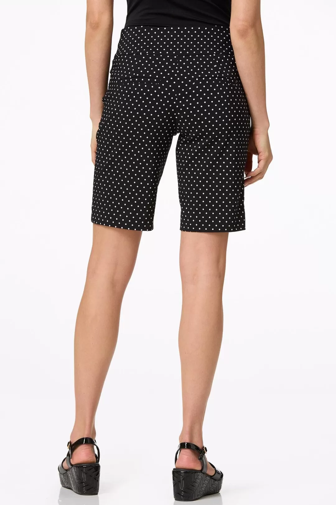 Cato Shorts | Polka Dot Bermuda Shorts