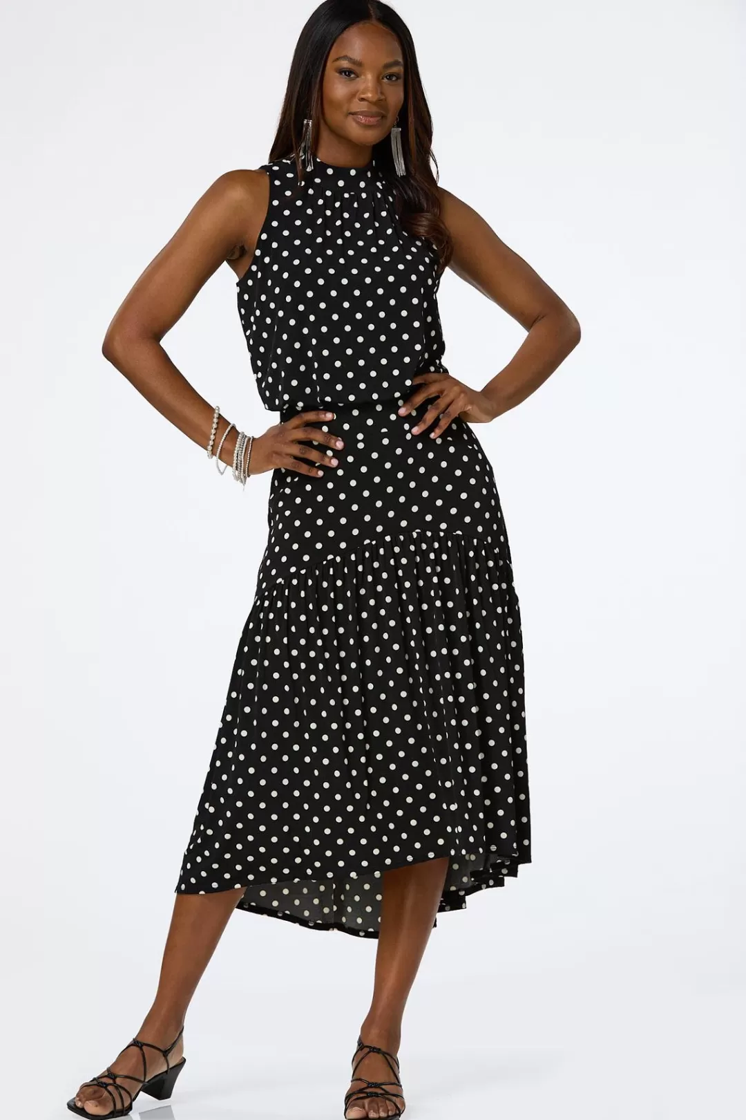 Cato Dresses | Polka Dot Dress