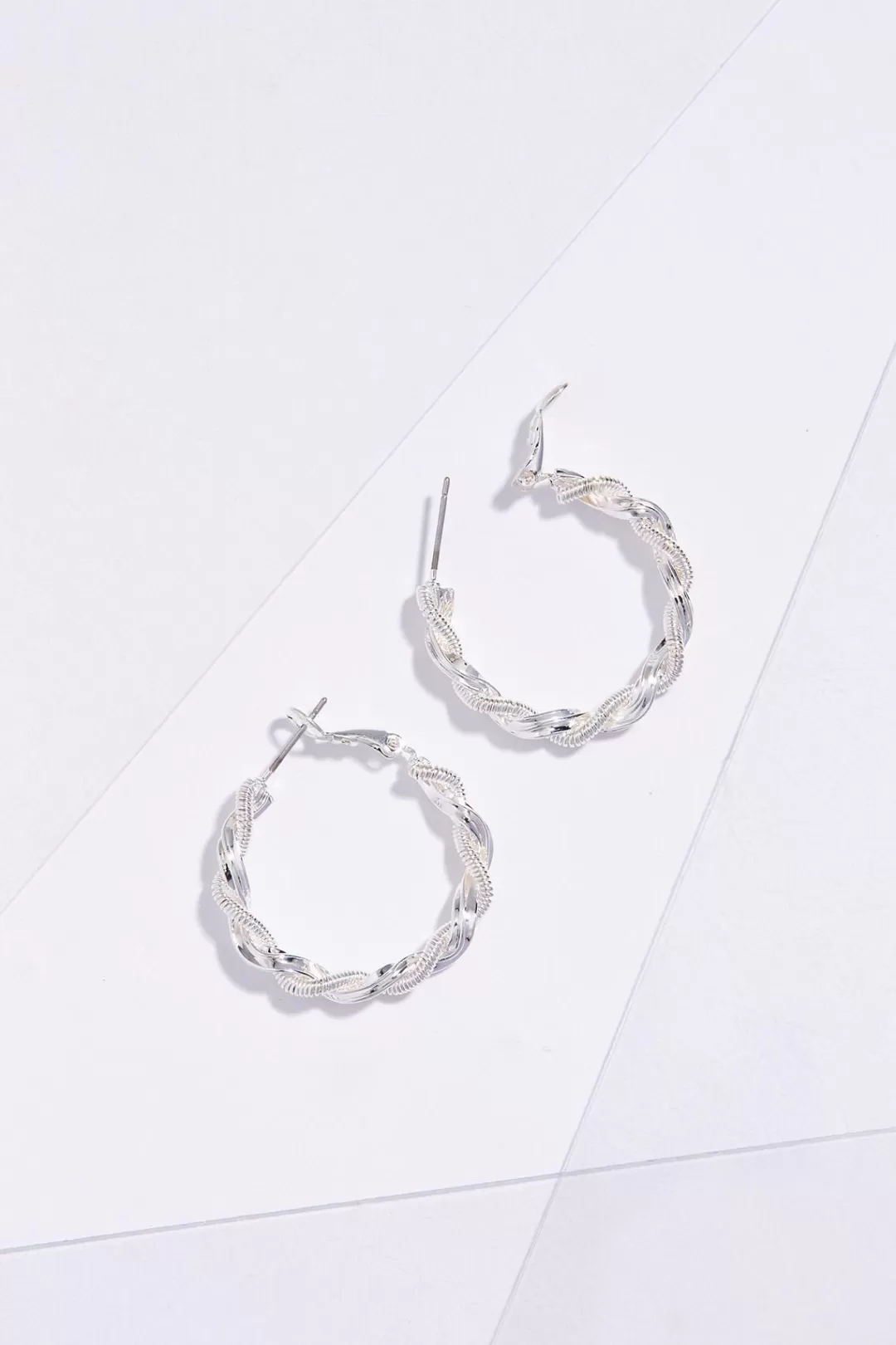 Cato Earrings | Pretzel Twist Hoop Earrings