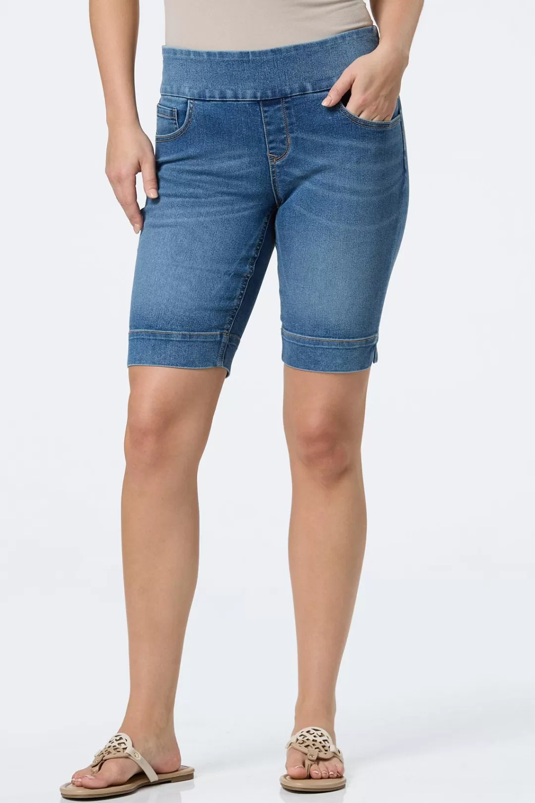 Cato Shorts | Jeans | Pull- On Denim Shorts