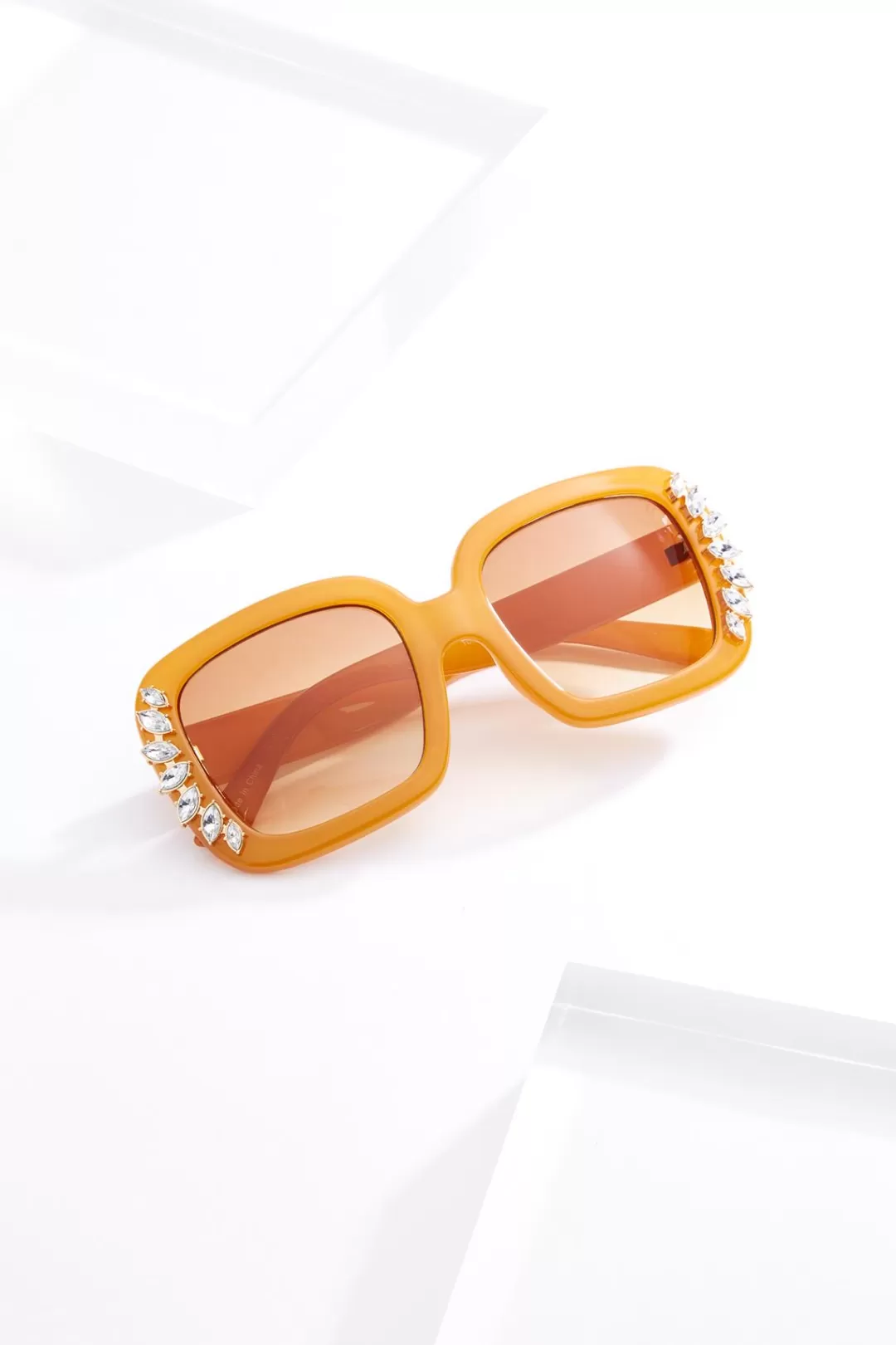 Cato Sunglasses | Rhinestone Marquis Square Sunglasses