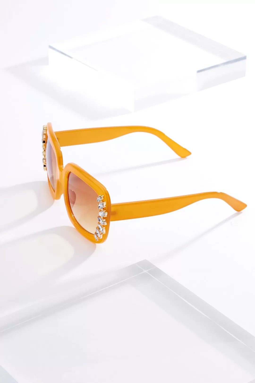 Cato Sunglasses | Rhinestone Marquis Square Sunglasses