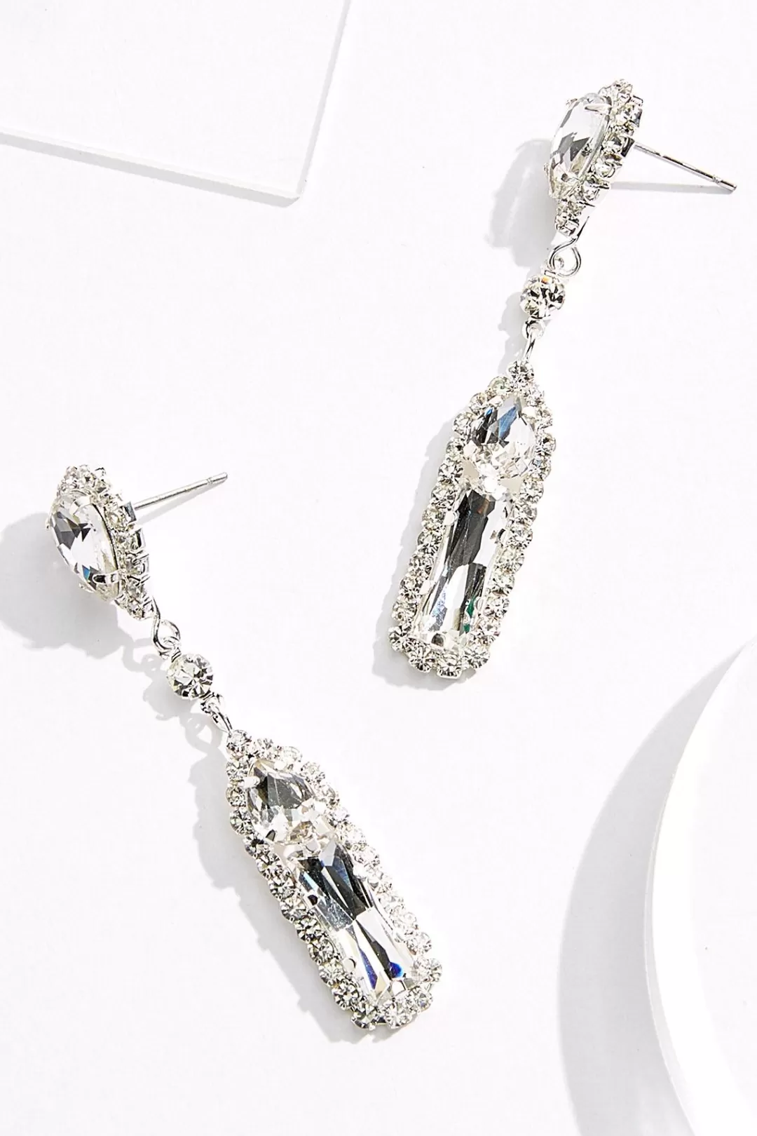 Cato Social Occasion | Earrings | Rhinestone Pendant Earrings