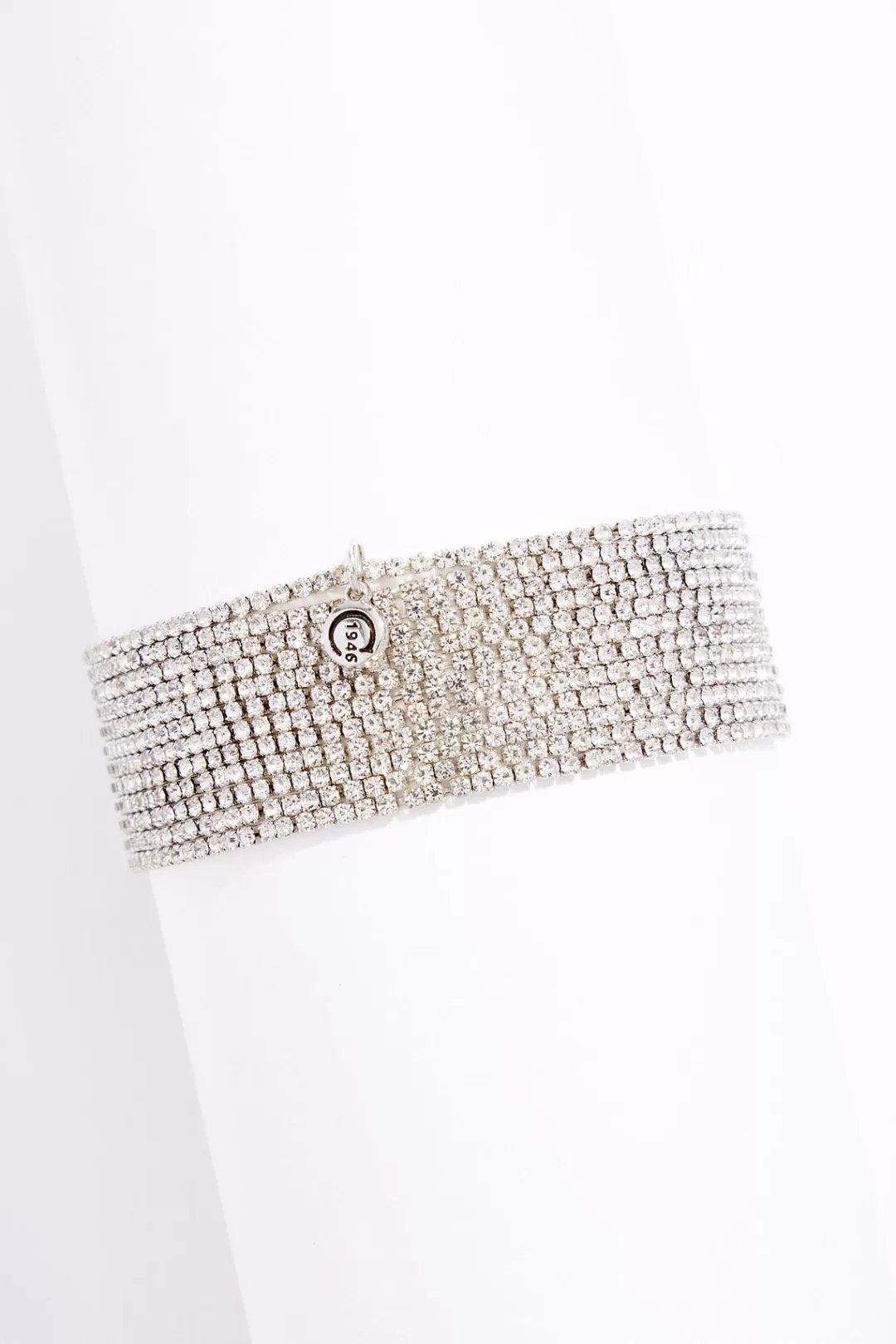 Cato Bracelets | Rhinestone Row Stretch Bracelet Set