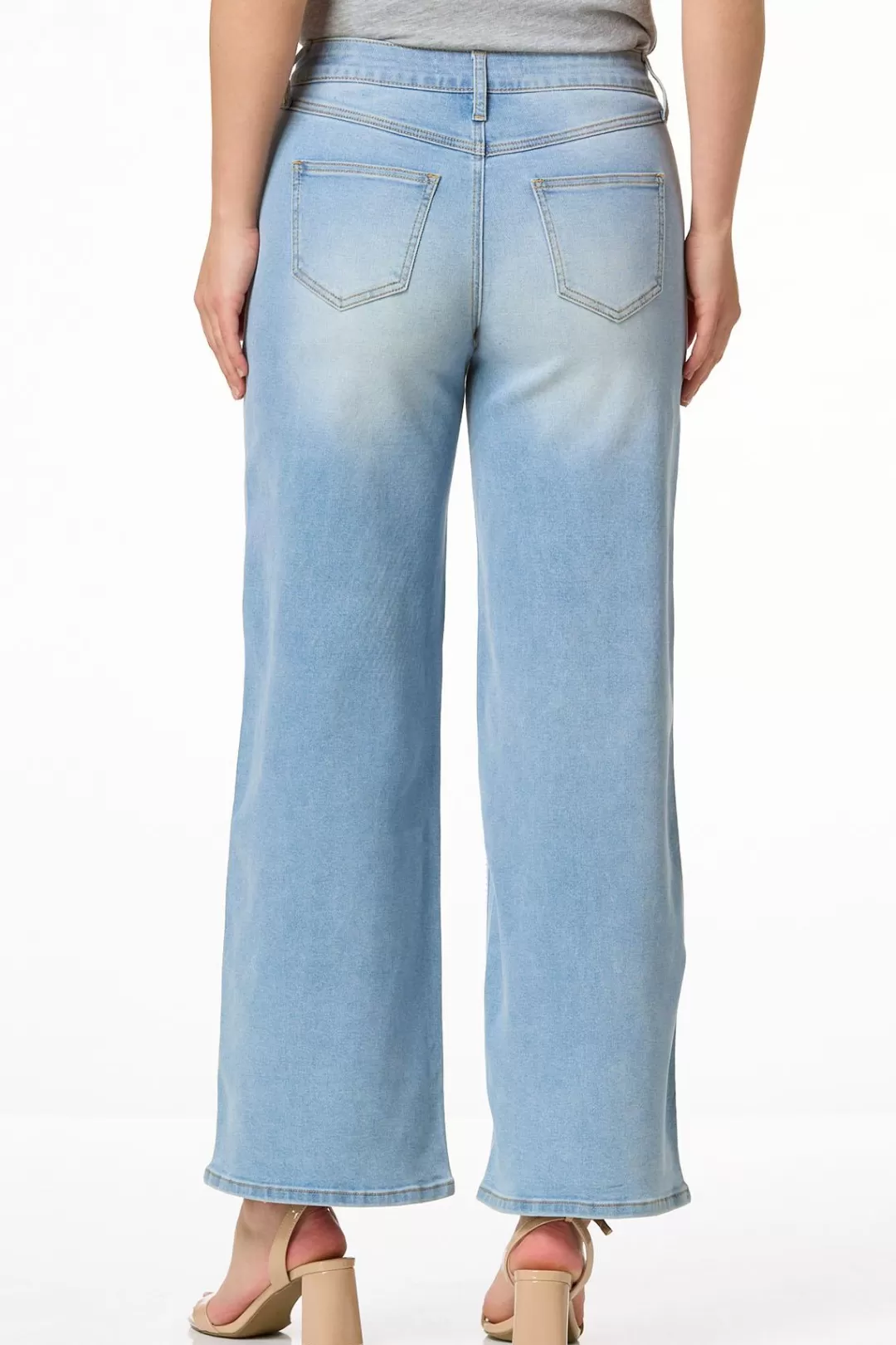 Cato Jeans | Rhinestone Wide Leg Jeans