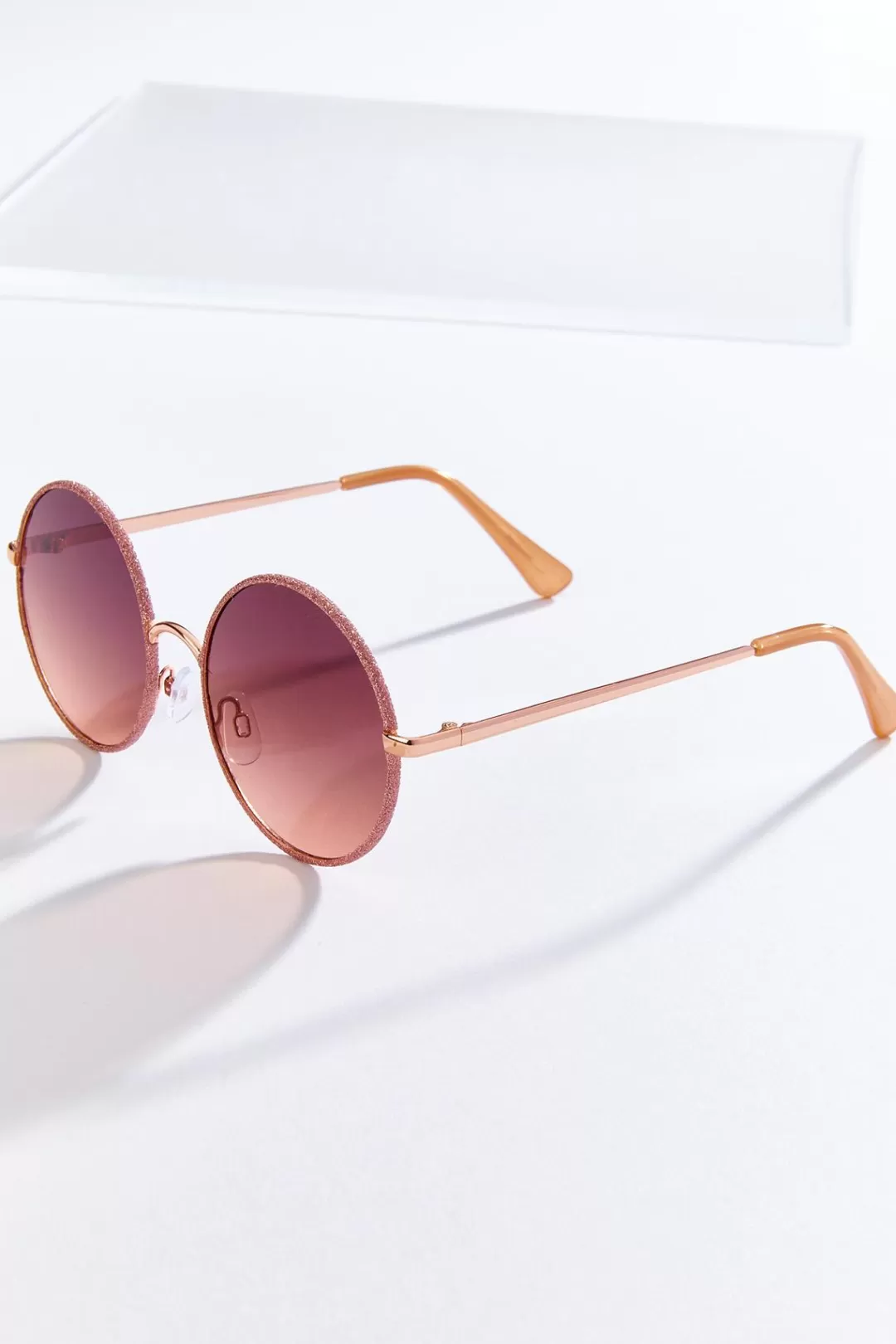 Cato Sunglasses | Glitter Round Sunglasses