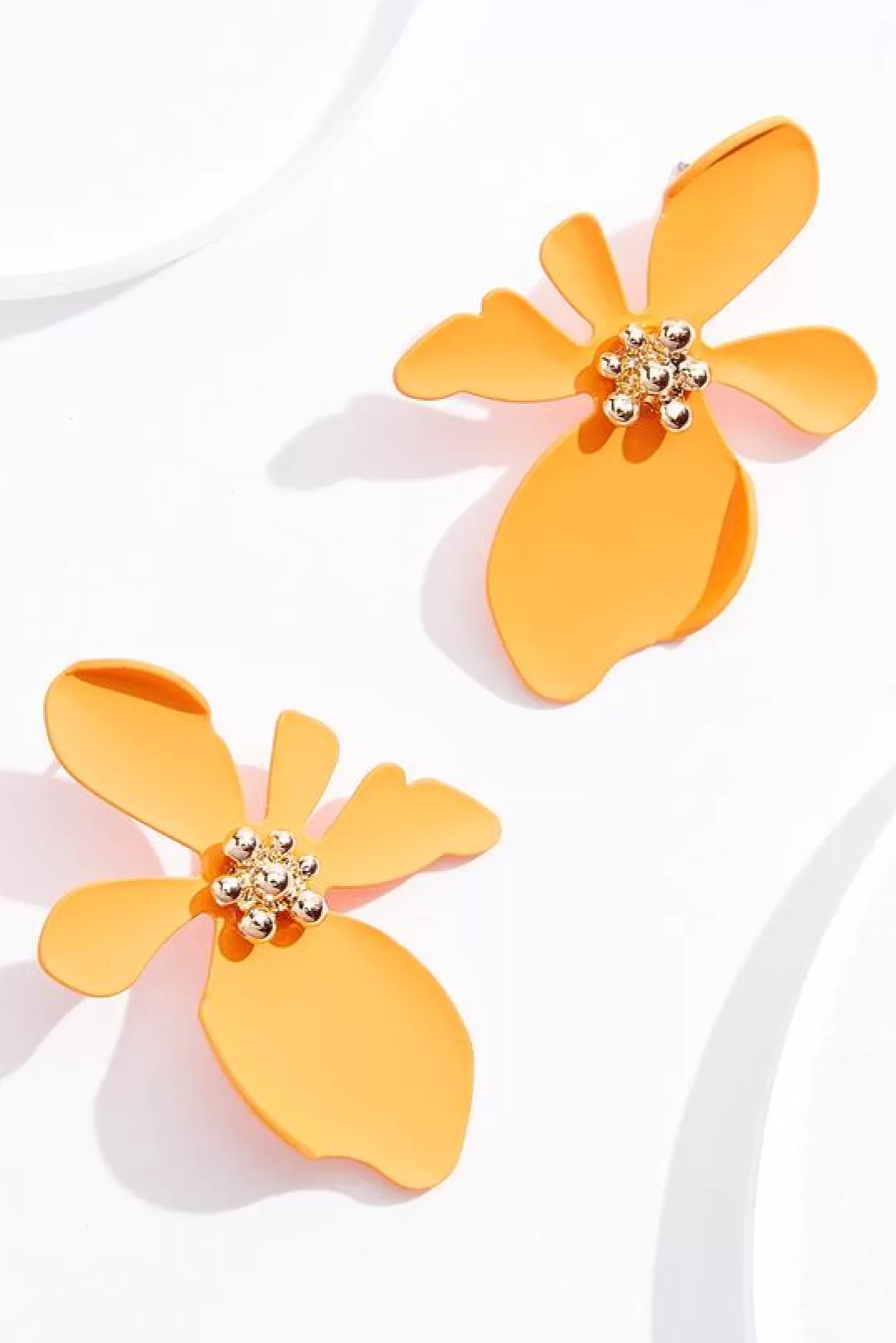 Cato Earrings | Rubber Flower Button Earrings