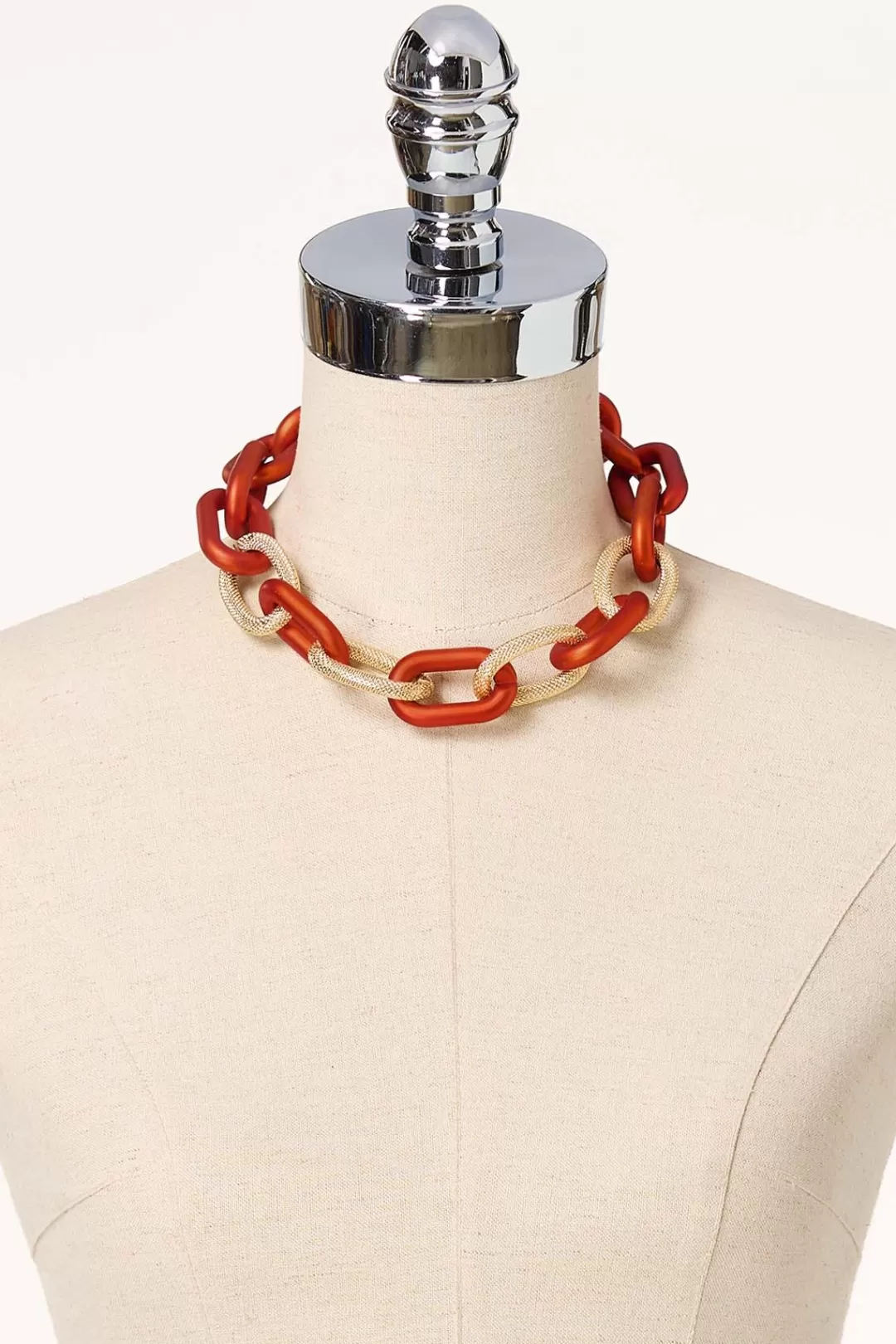 Cato Necklaces | Rubber Link Necklace