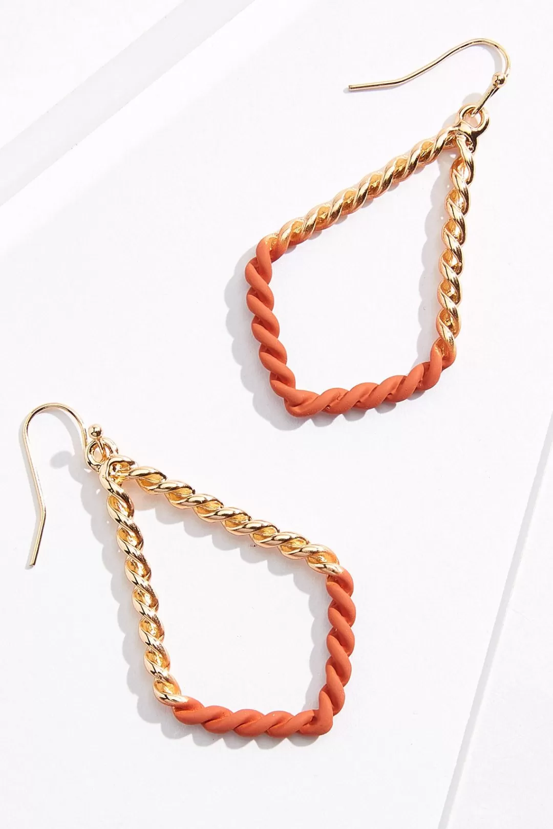 Cato Earrings | Rubber Twist Dangle Earrings