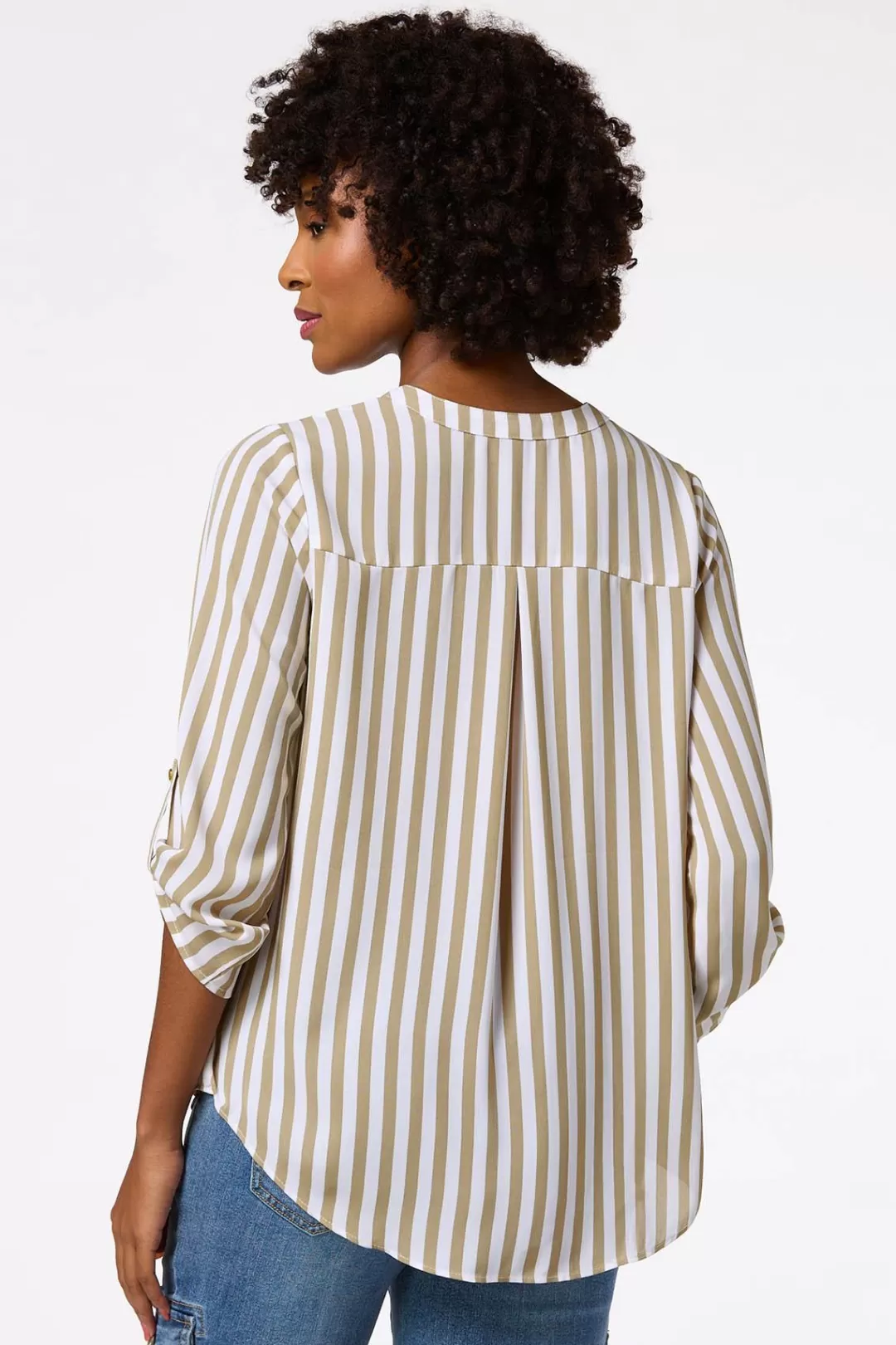 Cato Tops | Sandy Stripe Equipment Top