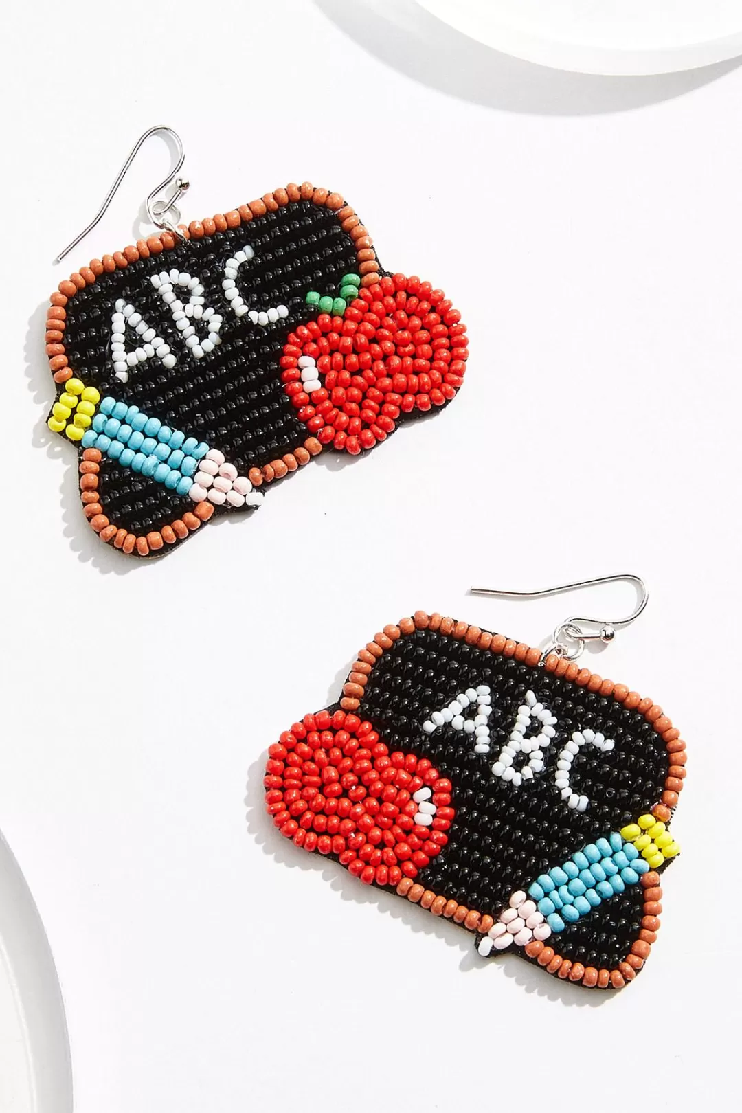 Cato Earrings | Seed Bead Chalkboard Earrings