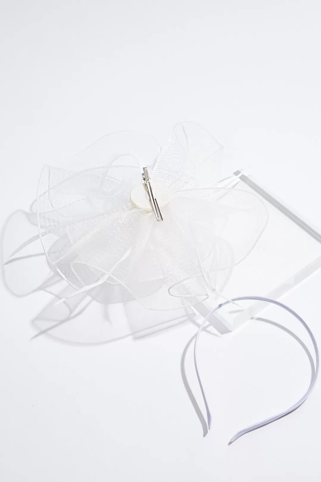 Cato Hats & Hair | Shimmer Organza Rosette Fascinator