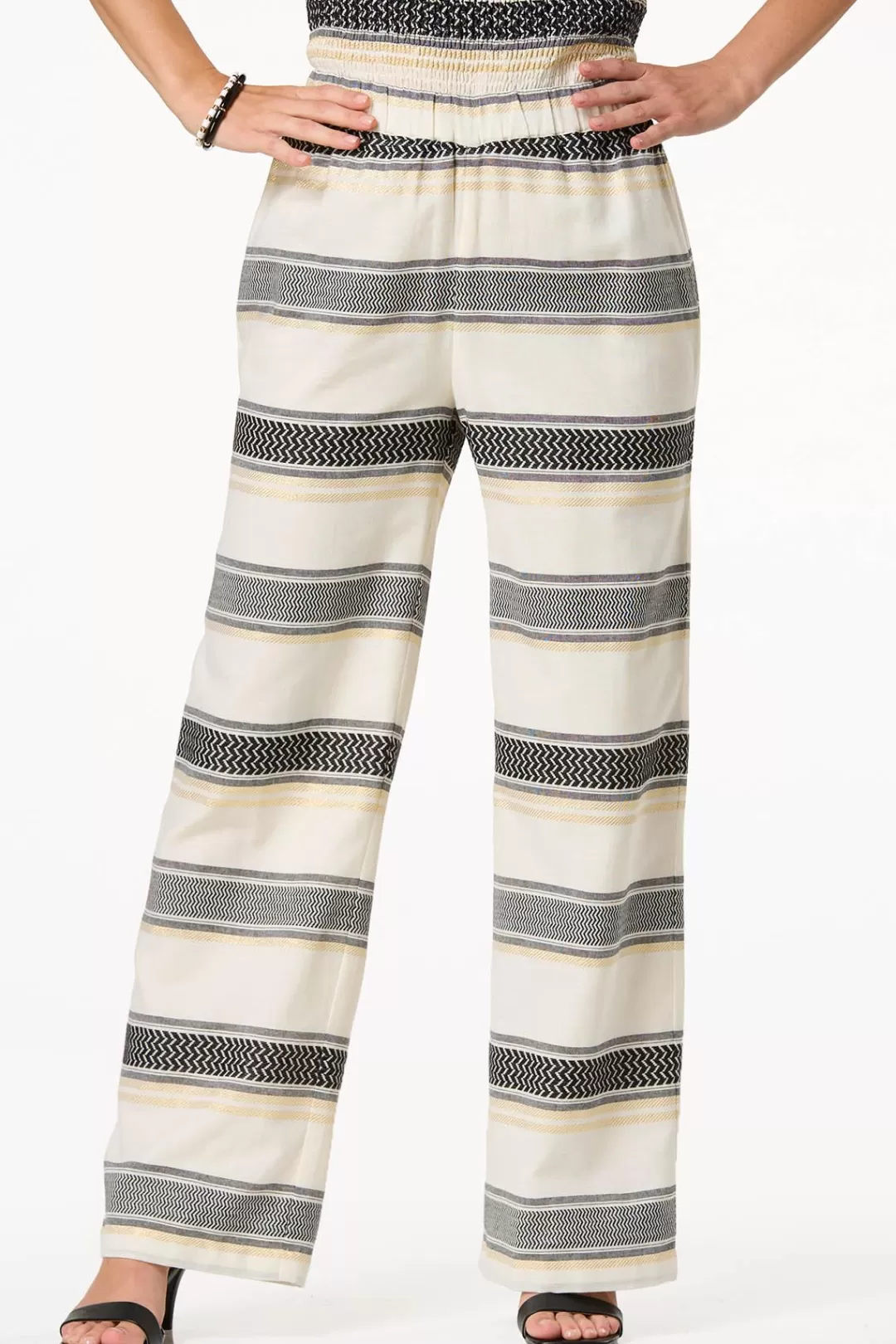 Cato Pants | Shimmer Stripe Pants