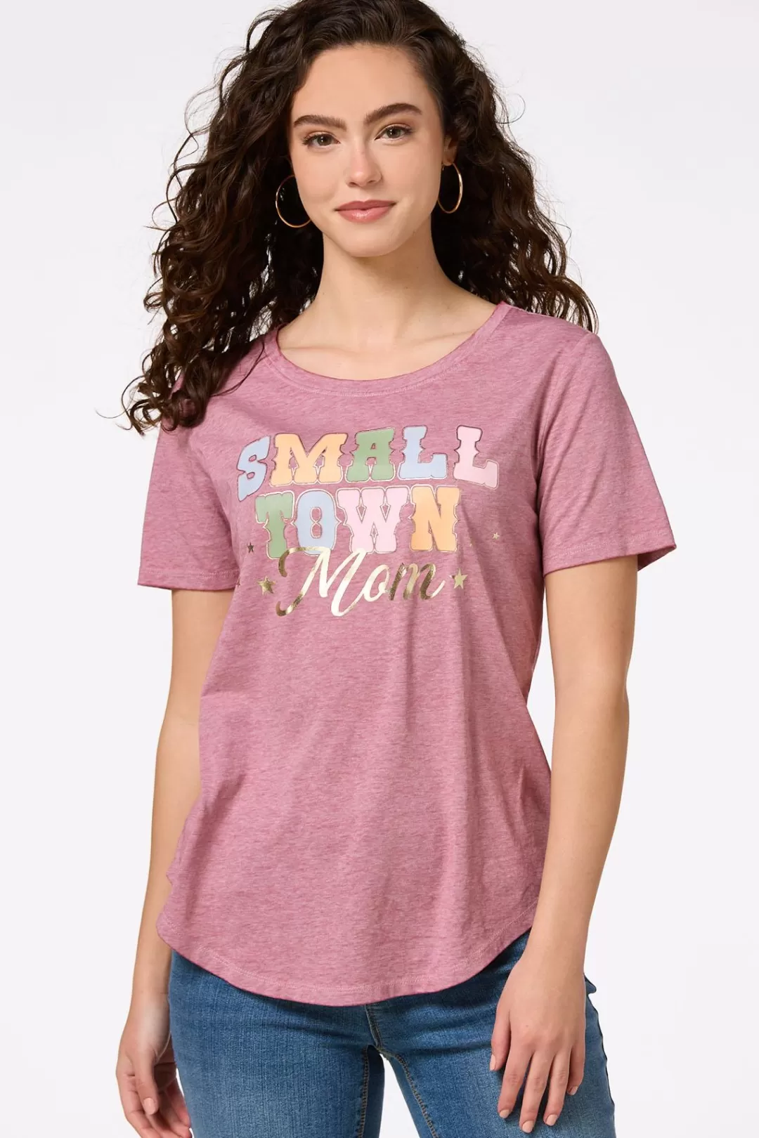 Cato Tops | Small Town Mom Tee