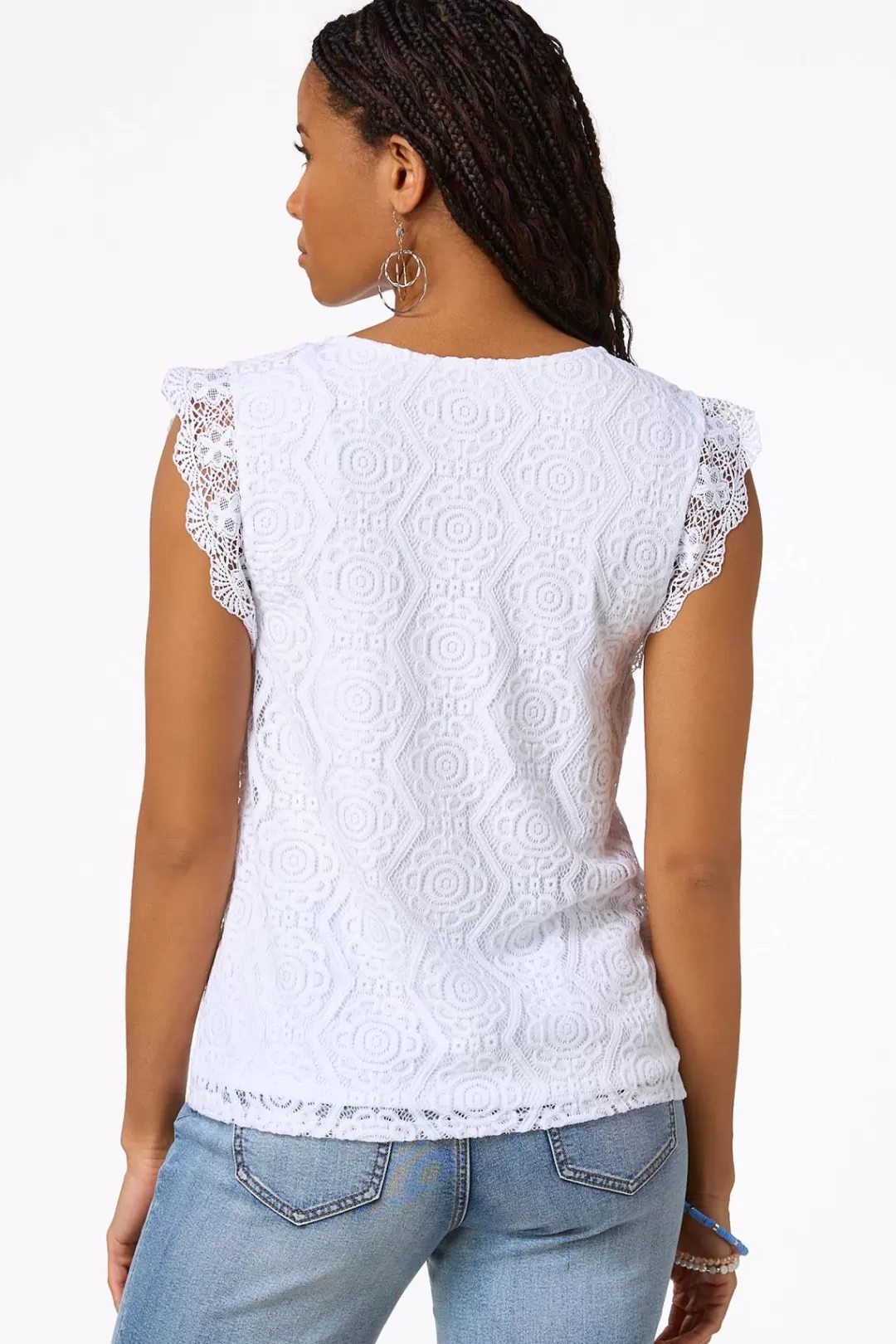 Cato Tops | Solid Crochet Tank