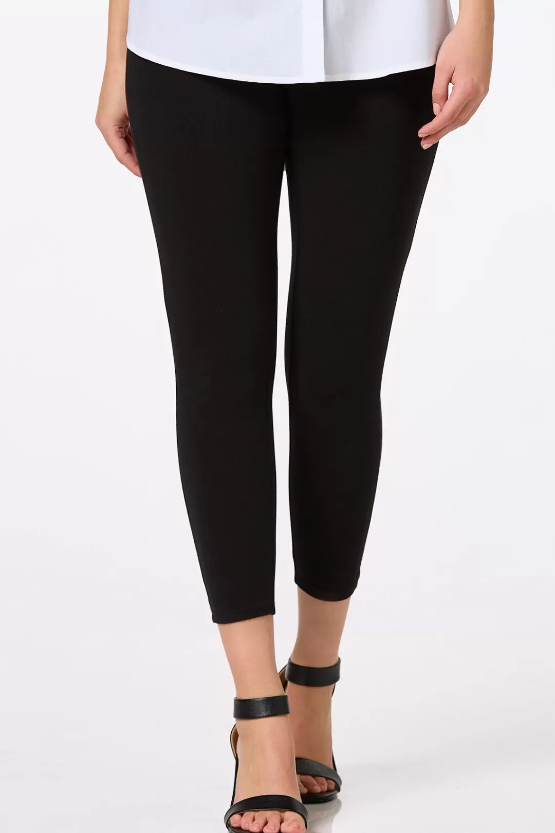 Cato Pants | Solid Cropped Leggings