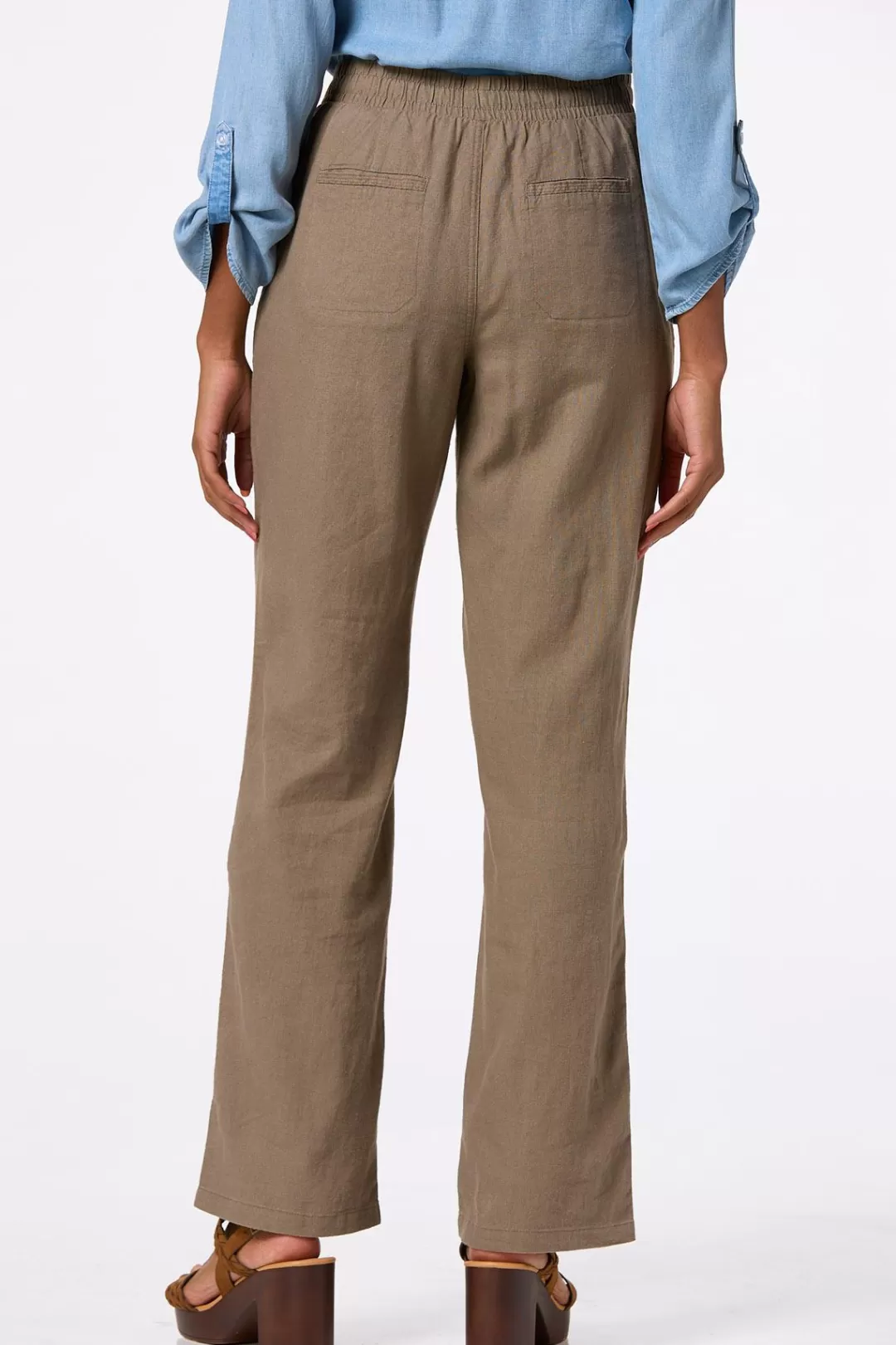 Cato Pants | Solid Linen Beach Pants