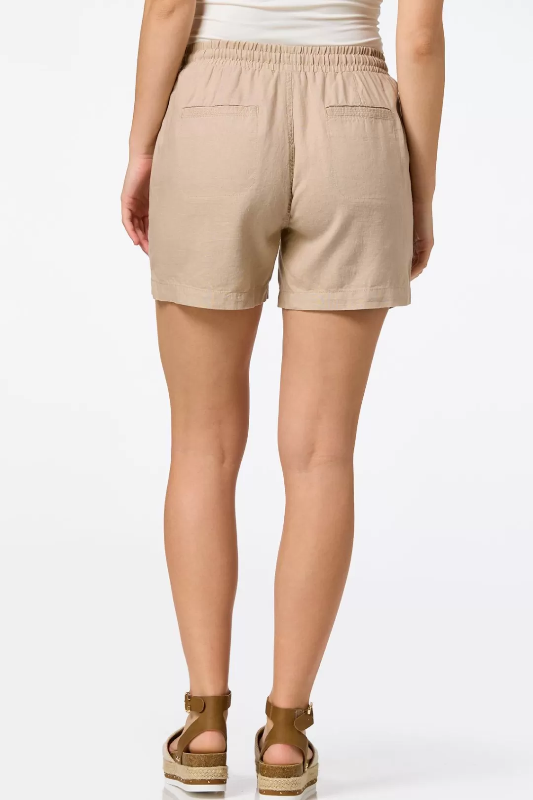 Cato Shorts | Solid Linen Beach Shorts