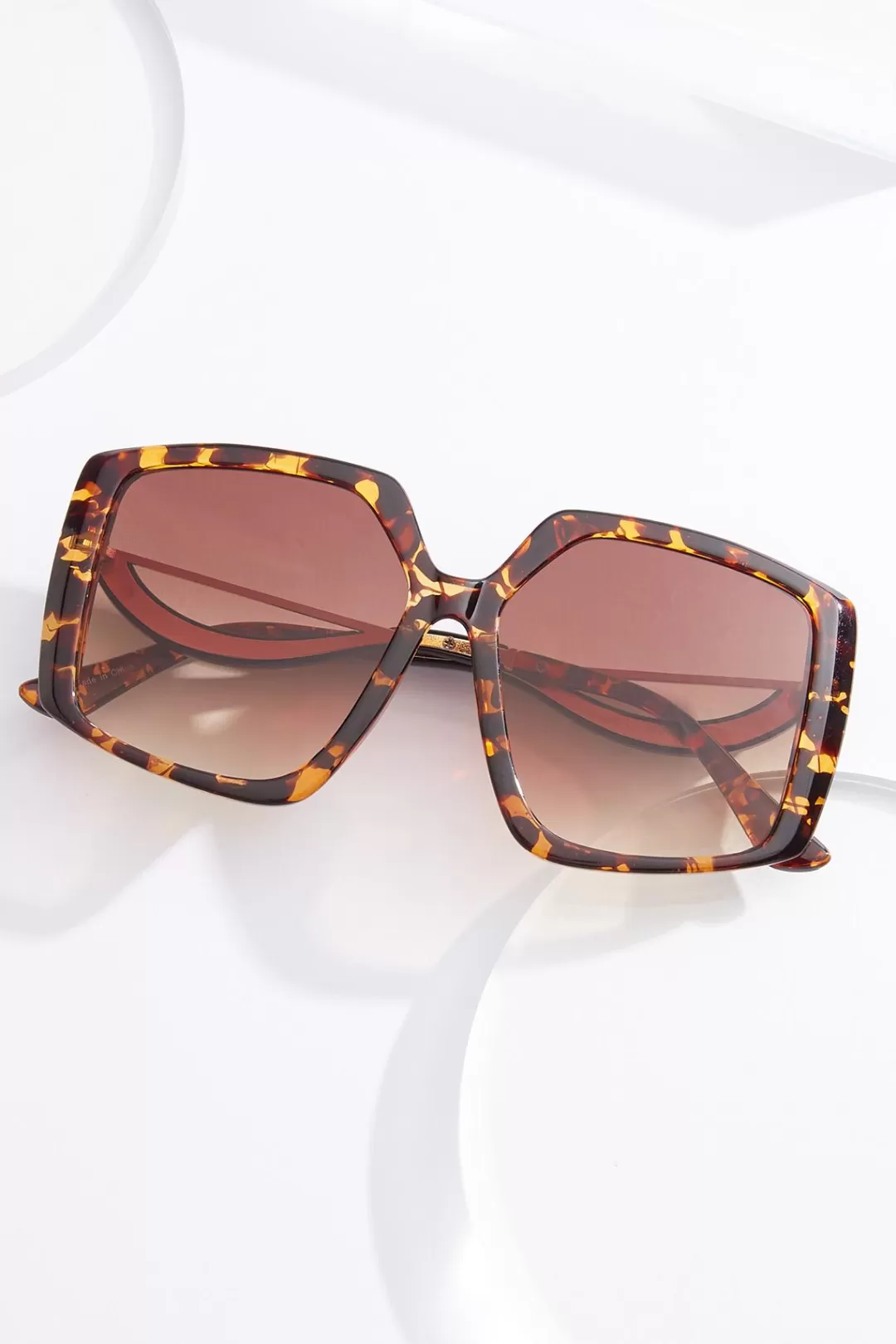 Cato Sunglasses | Square Tortoise Sunglasses