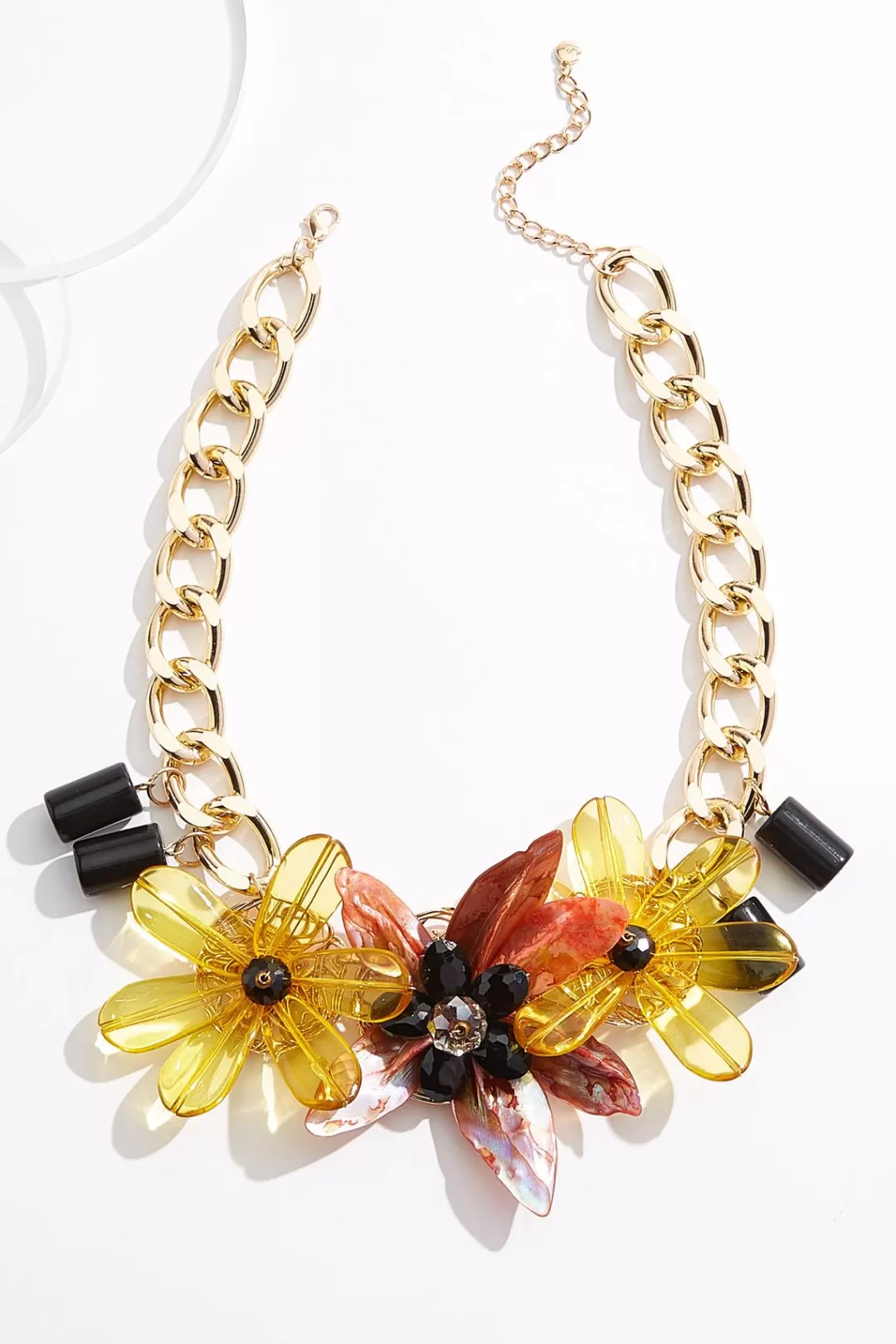 Cato Necklaces | Statement Lucite Flower Necklace