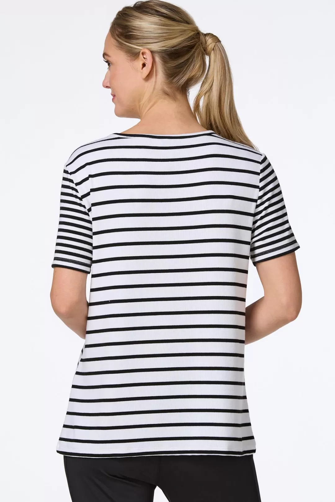 Cato Athleisure | Tops | Stripe Ribbed Henley