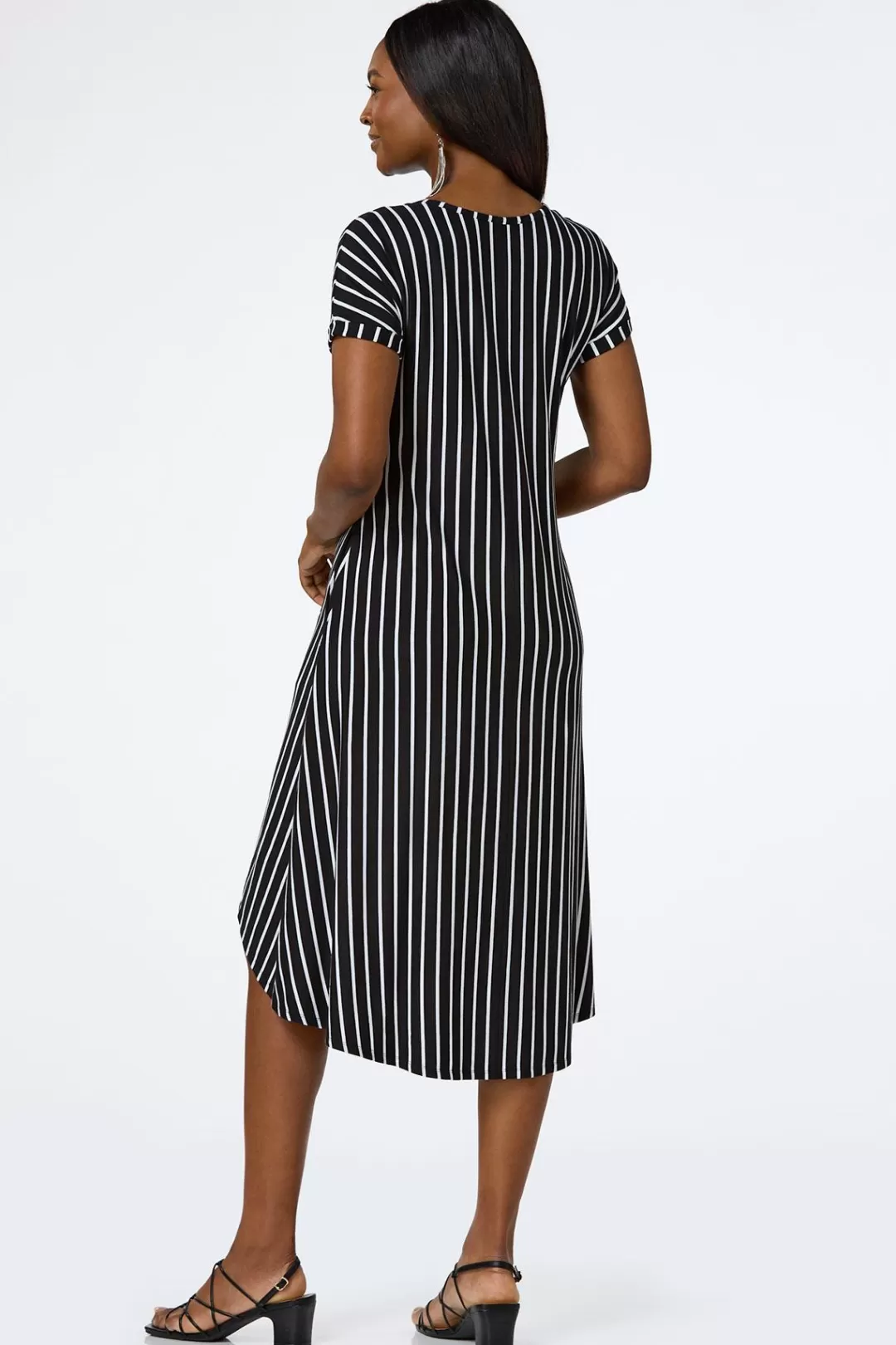 Cato Dresses | Stripe Side Pocket Dress