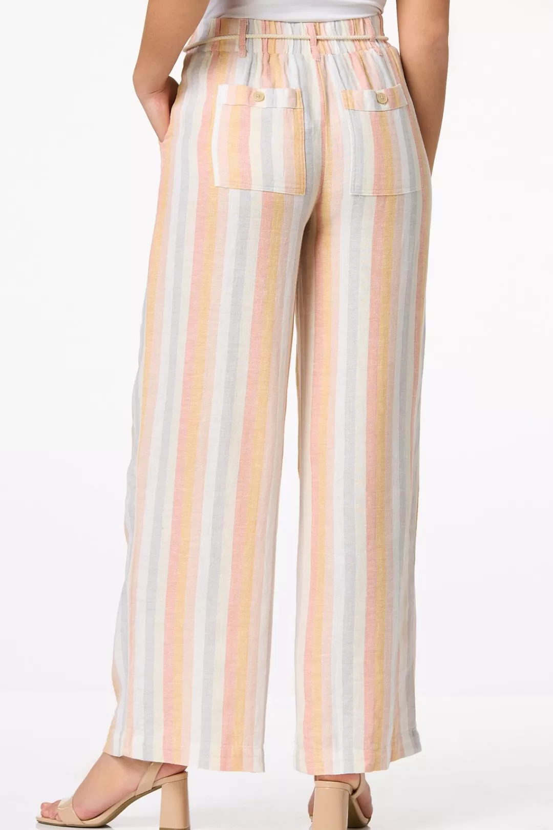 Cato Pants | Sunrise Stripe Linen Pants