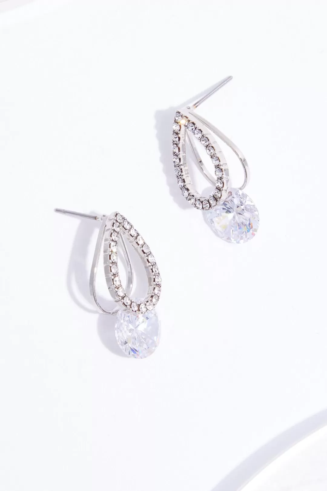 Cato Social Occasion | Earrings | Teared Cubic Zirconia Earrings