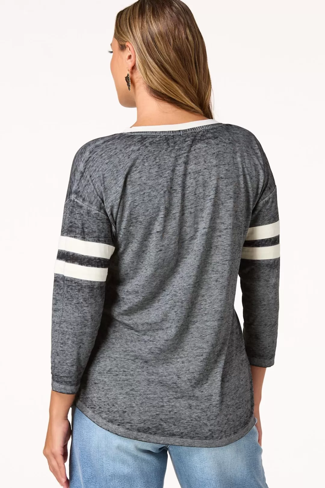 Cato Tops | Textured Fall Means Football Top