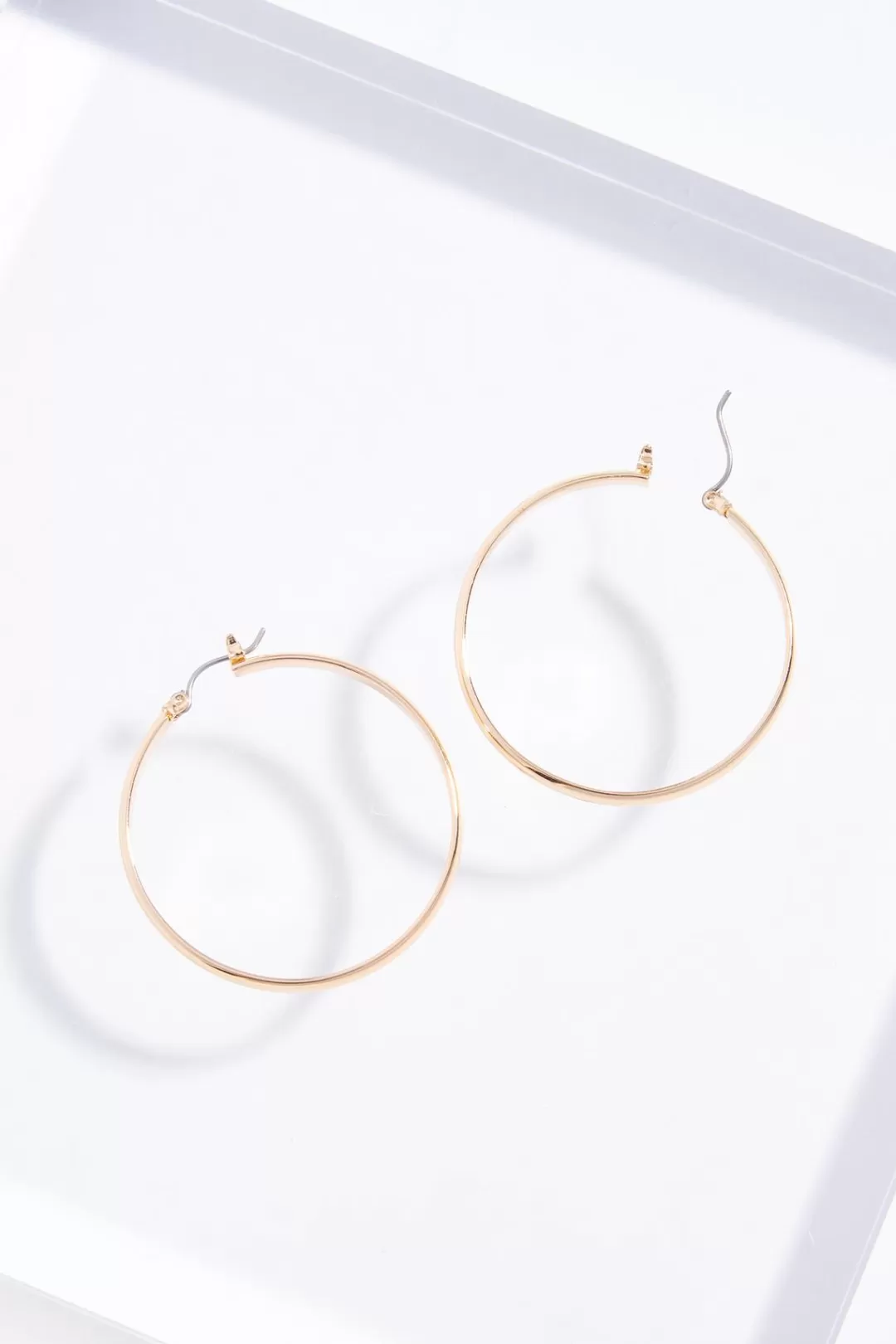 Cato Earrings | Thick Edge Hoop Earrings