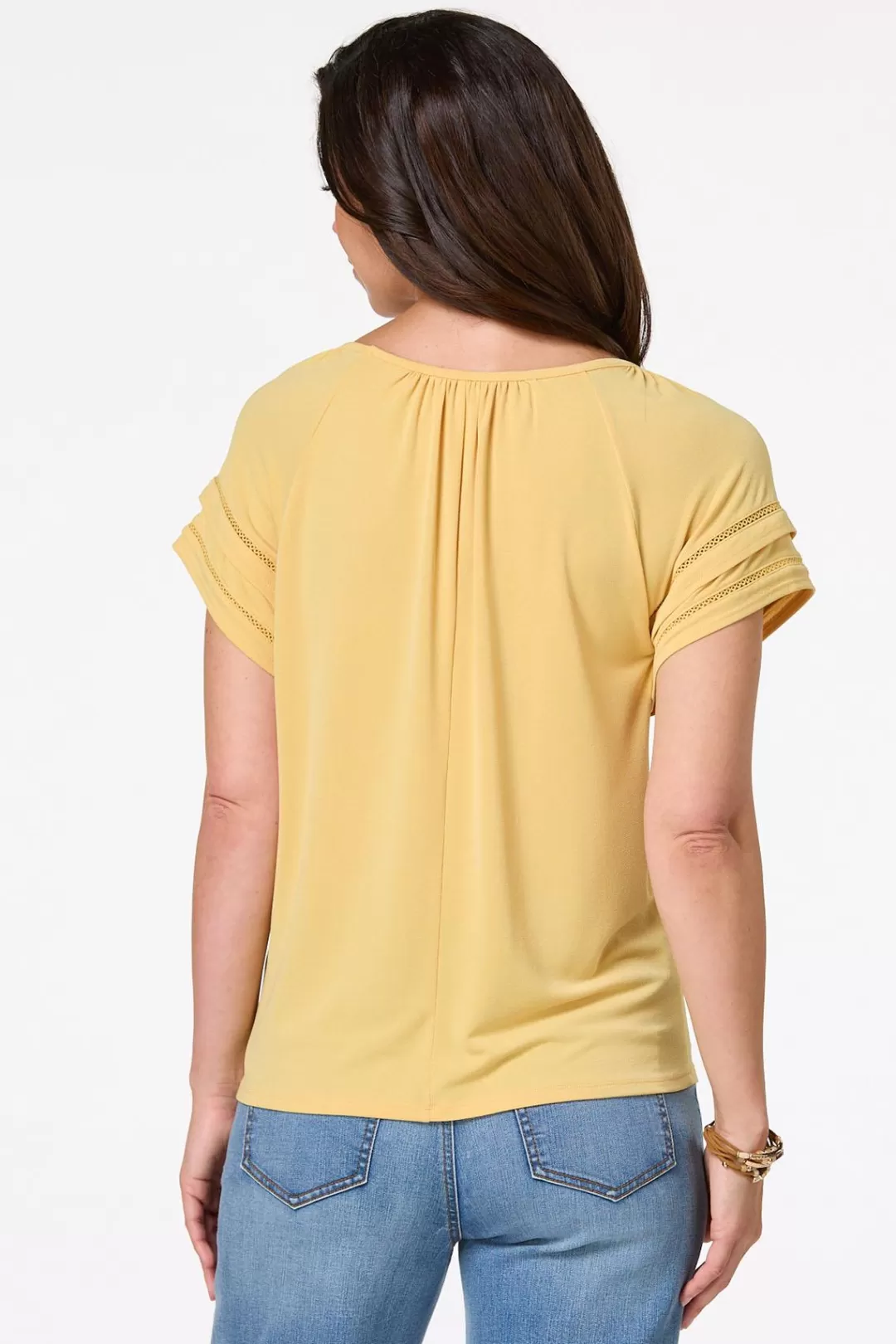 Cato Tops | Tiered Sleeve Top