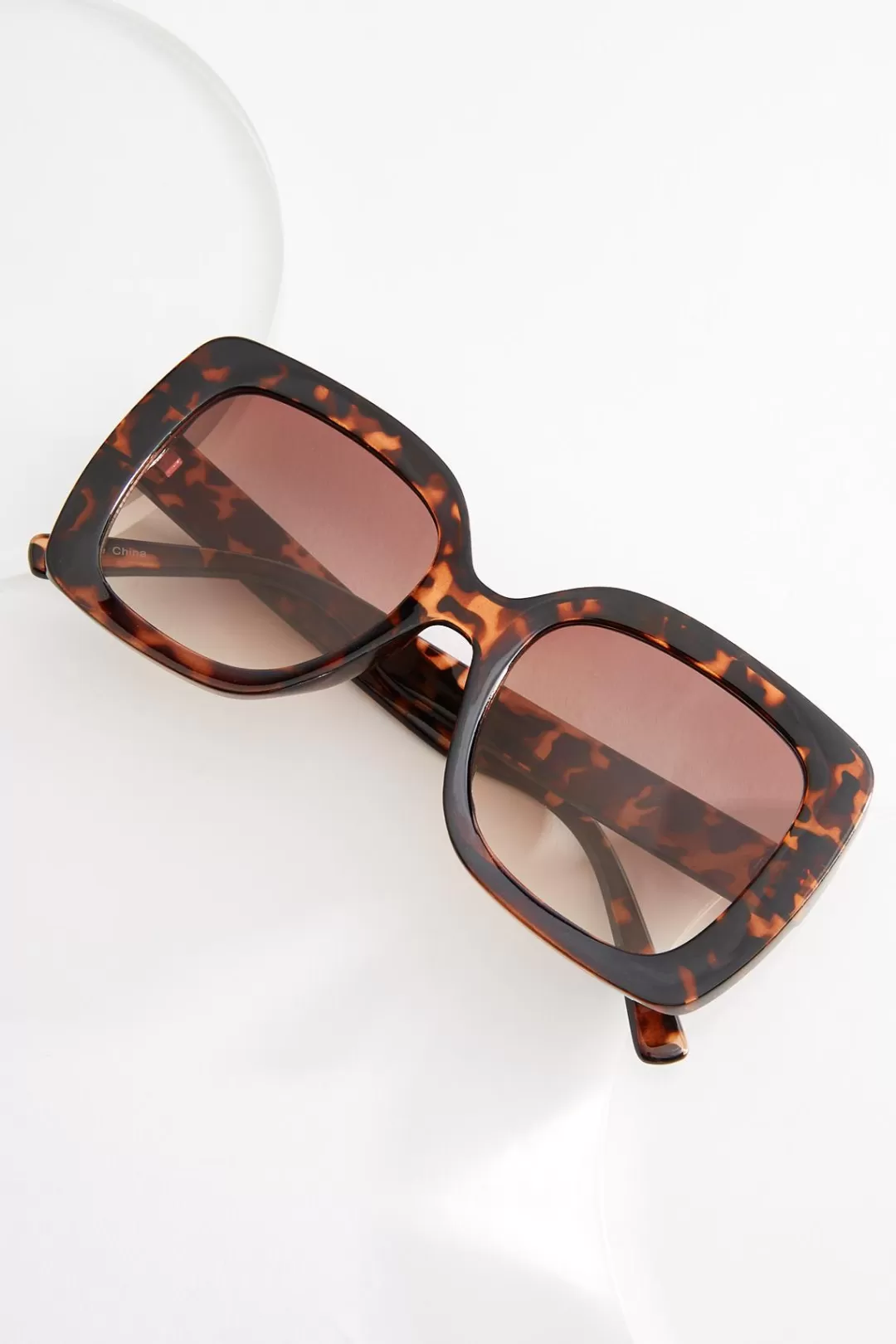 Cato Sunglasses | Tortoise Oversized Square Sunglasses