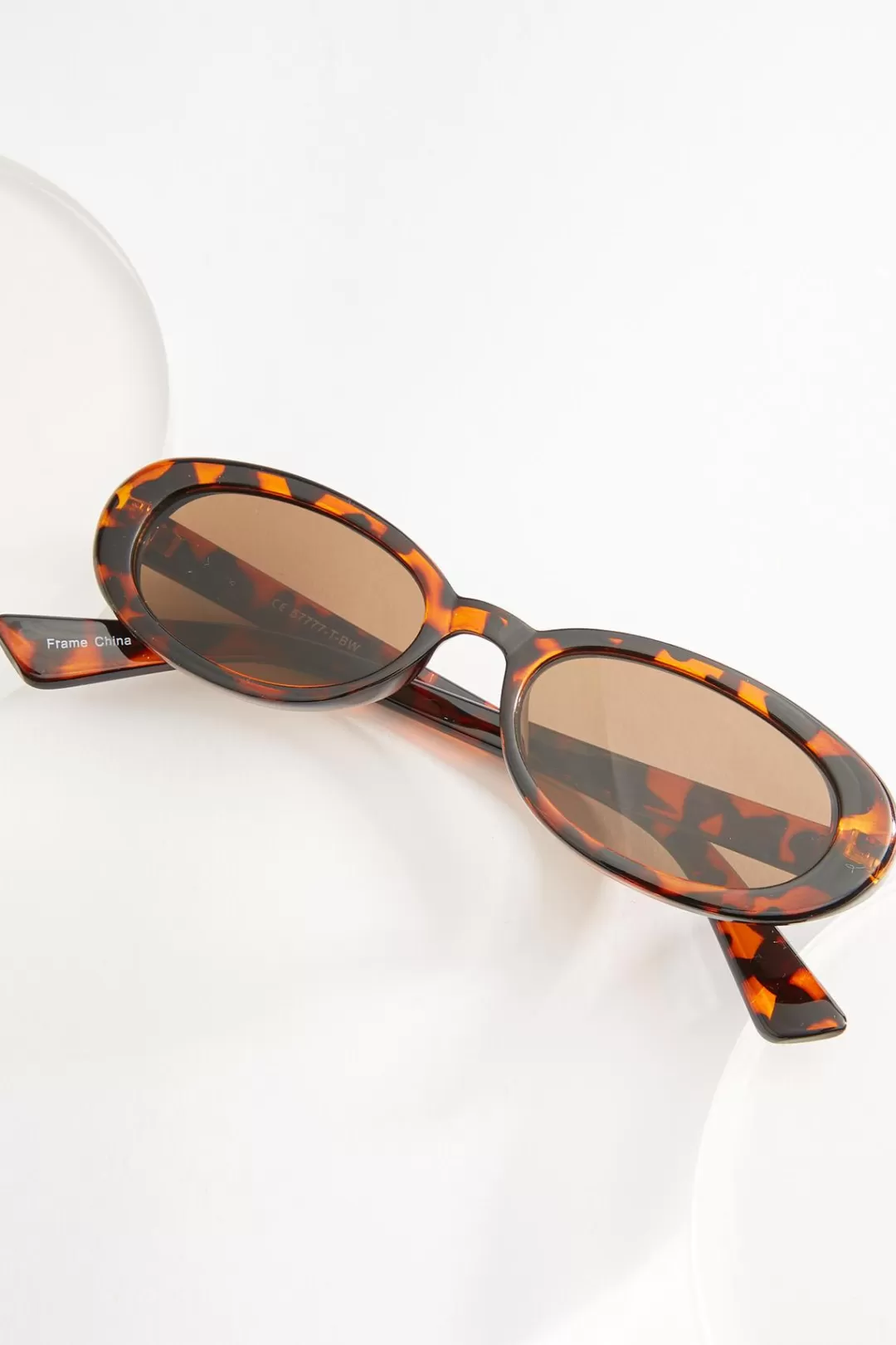 Cato Sunglasses | Tortoise Slim Sunglasses