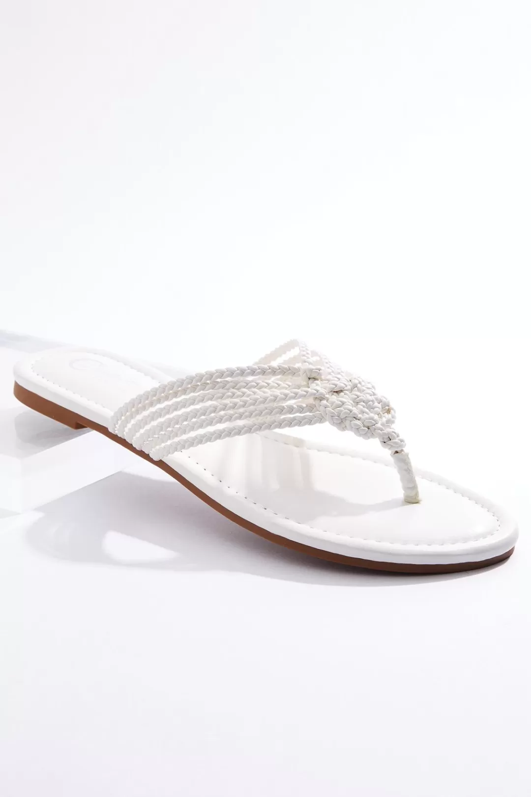 Cato Sandals | Twisted Braid Thong Sandals