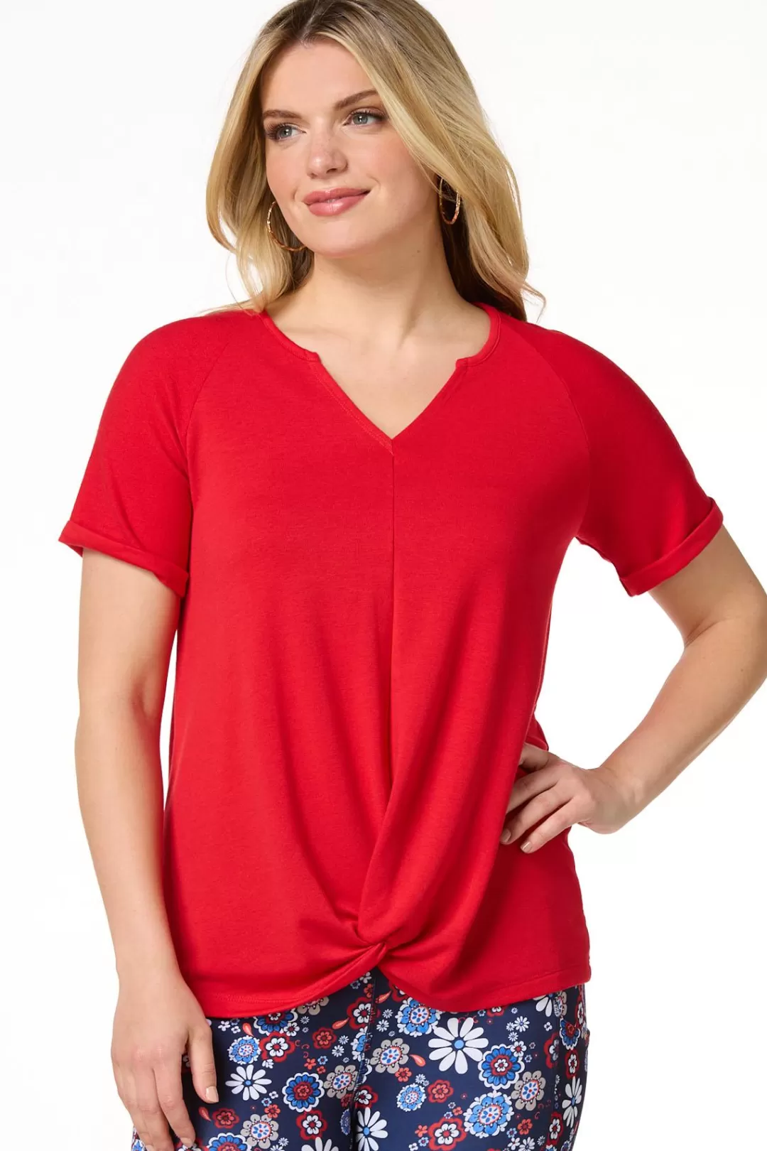 Cato Athleisure | Tops | Twisted Red Top